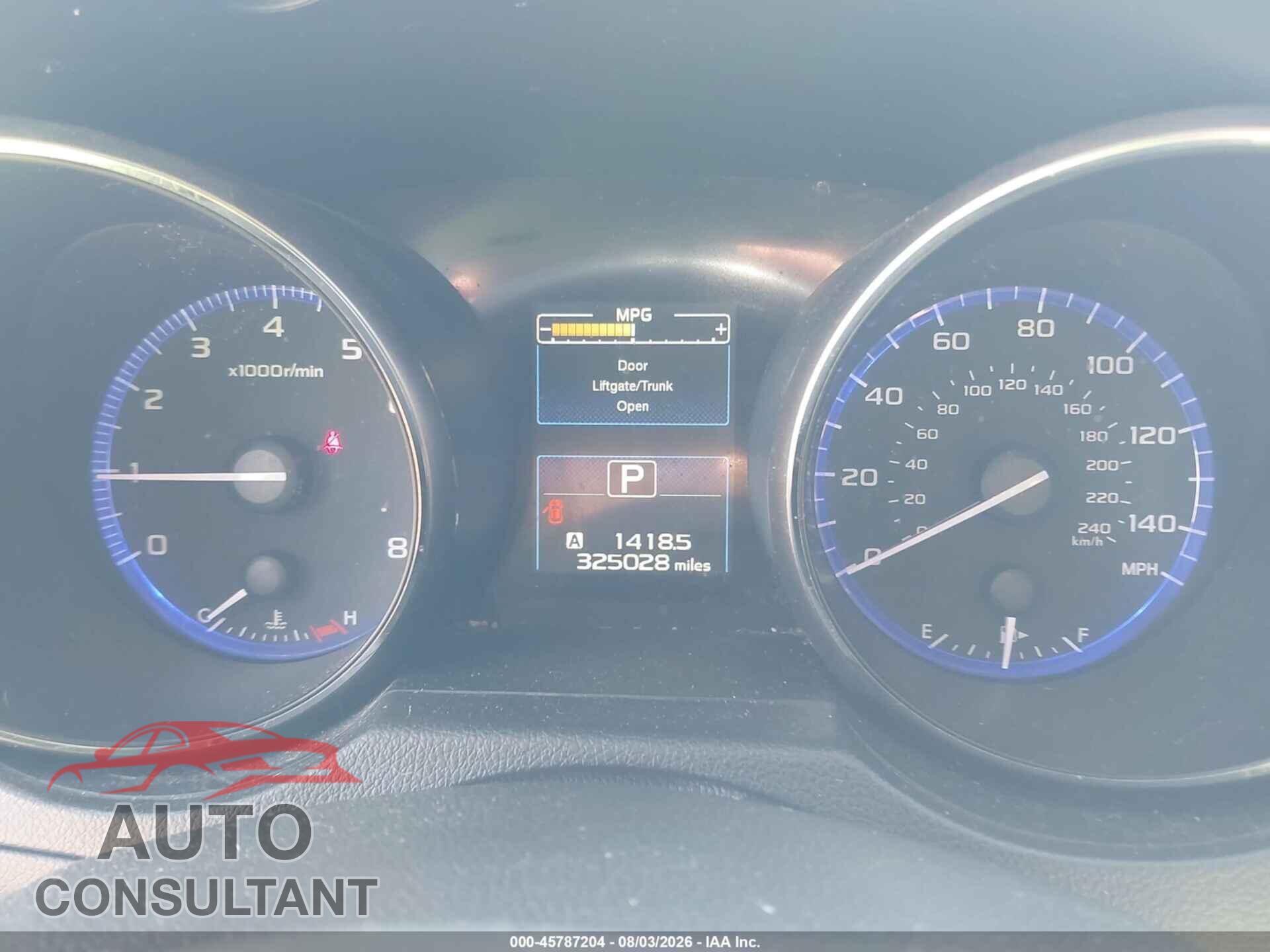 SUBARU OUTBACK 2015 - 4S4BSBLC3F3281038