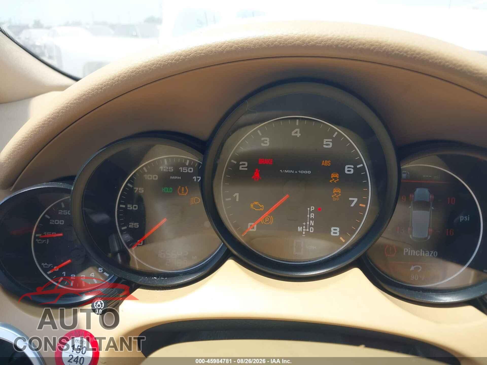 PORSCHE CAYENNE 2012 - WP1AA2A20CLA08095