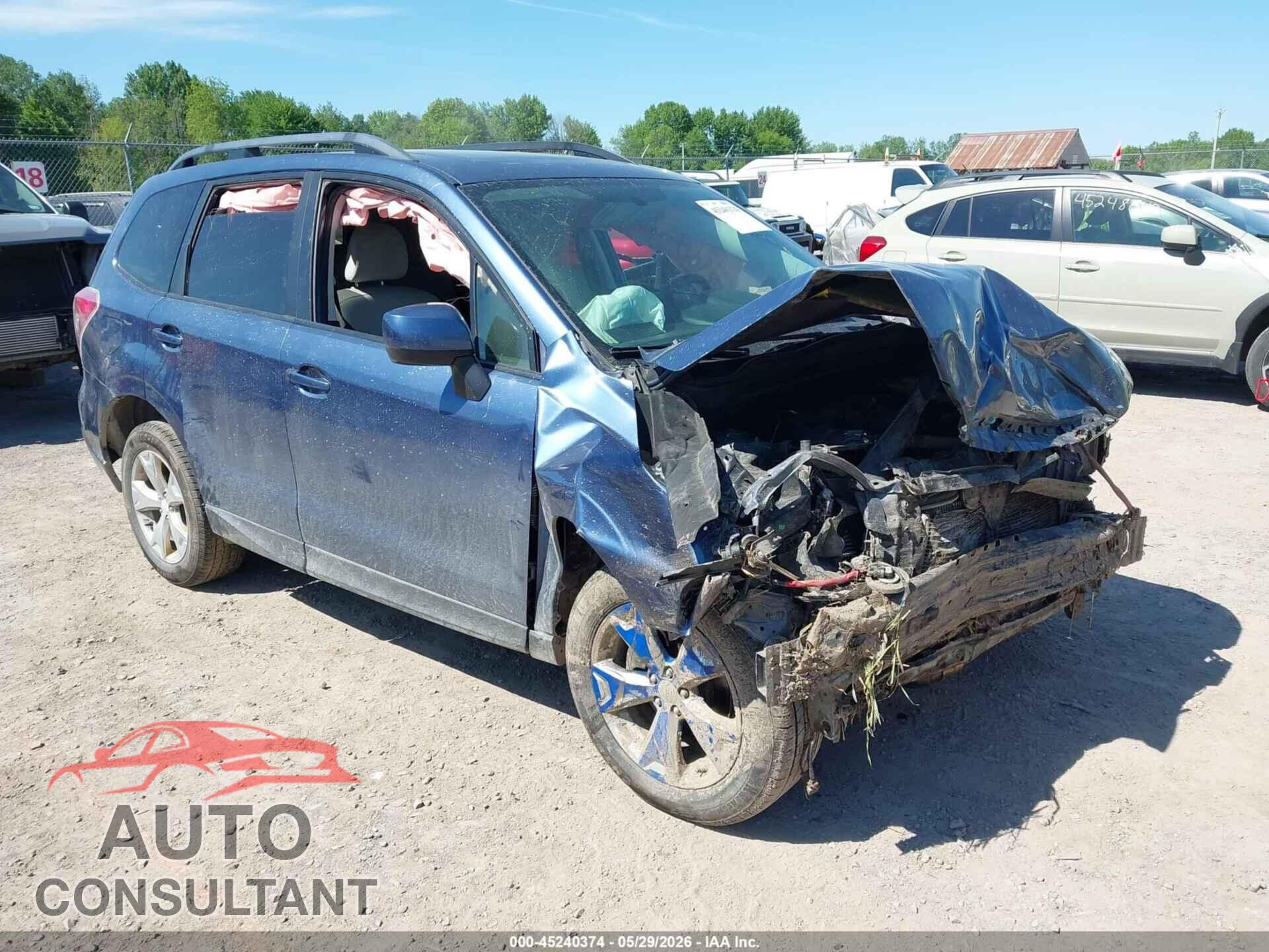 SUBARU FORESTER 2014 - JF2SJAEC0EH527111