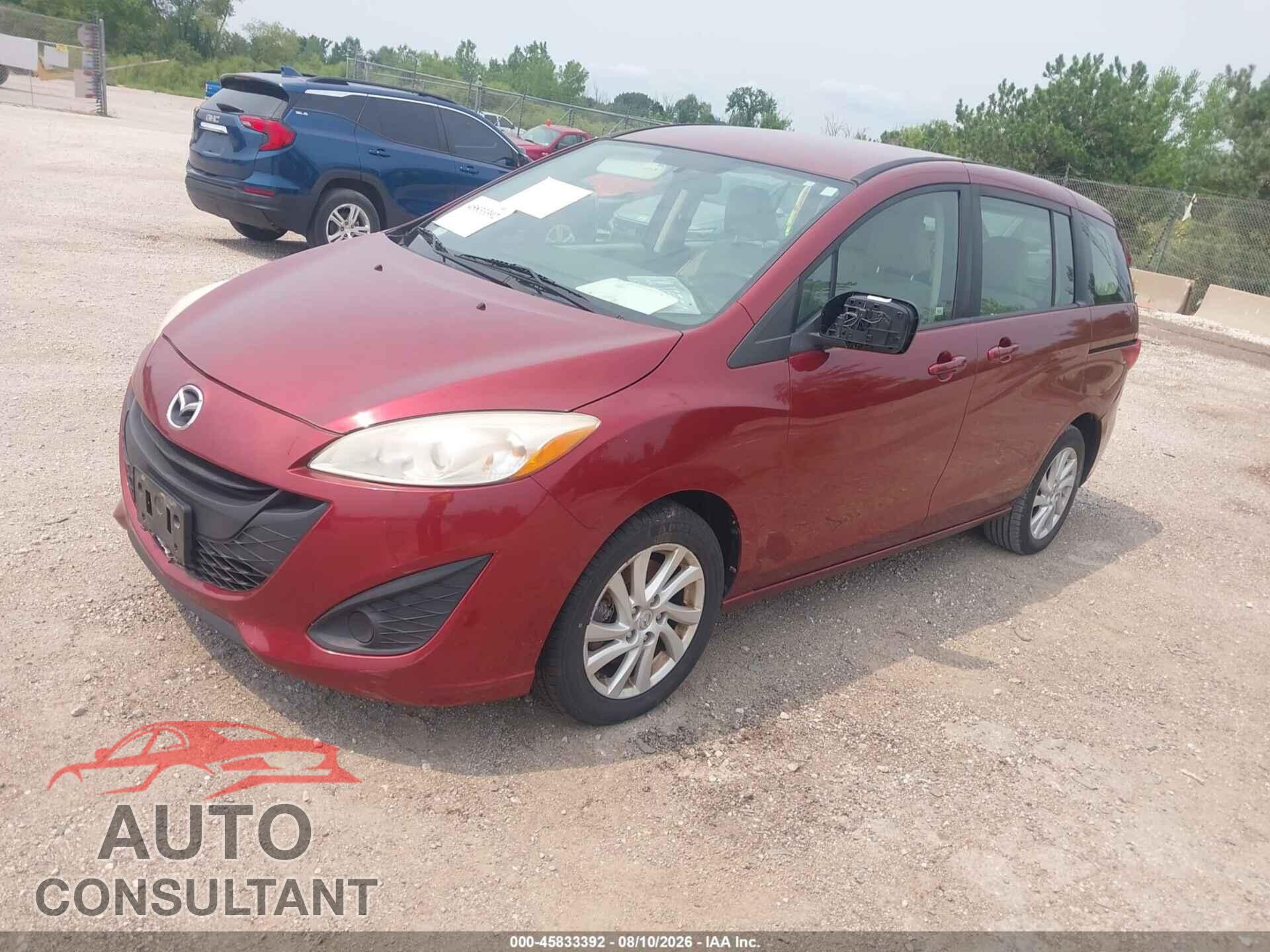 MAZDA MAZDA5 2012 - JM1CW2BL7C0119280
