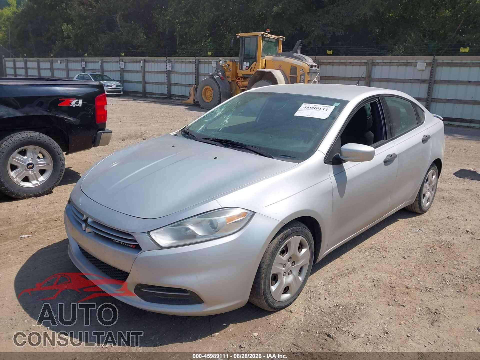 DODGE DART 2013 - 1C3CDFAAXDD306752