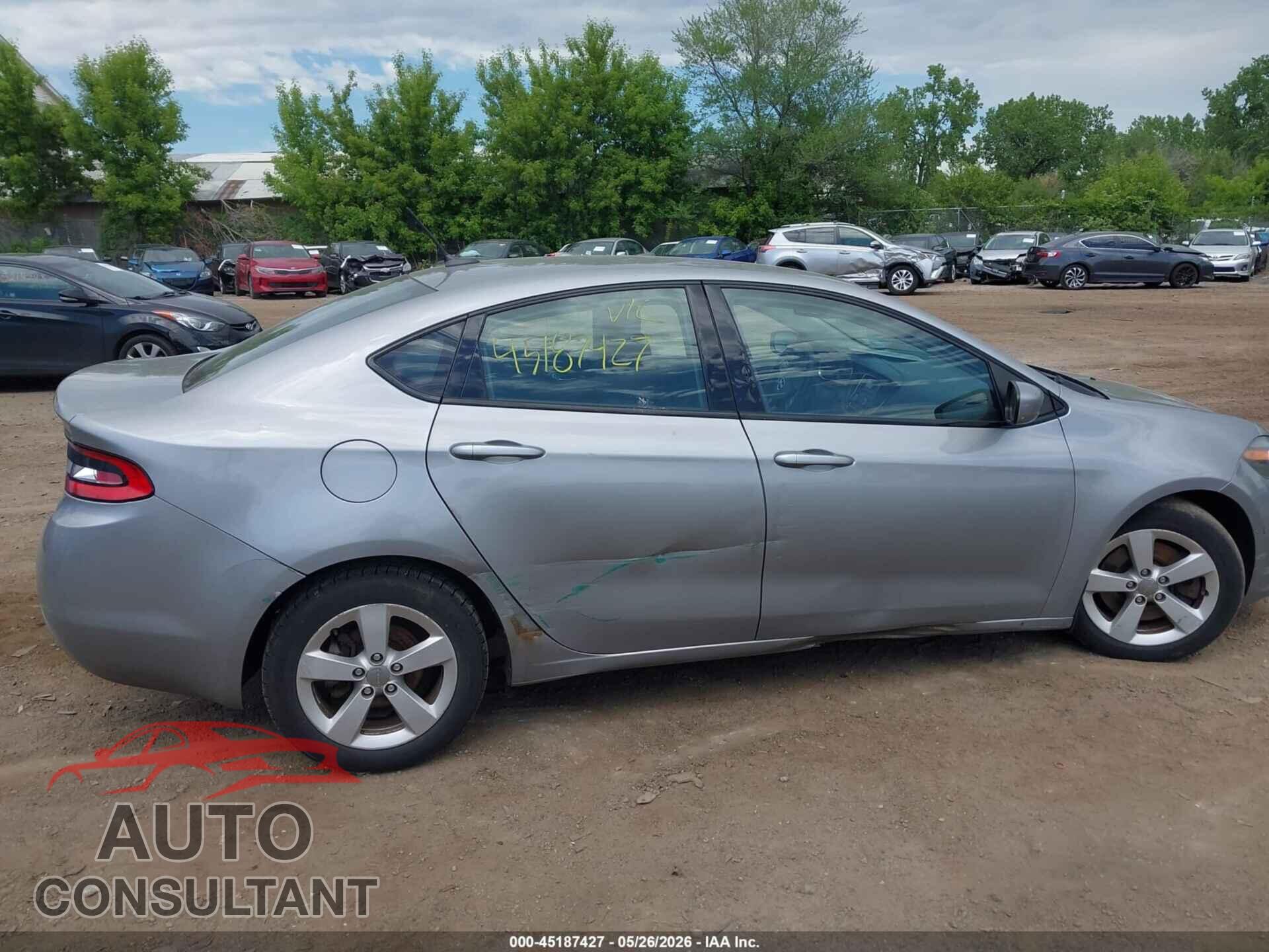 DODGE DART 2016 - 1C3CDFBA8GD605210