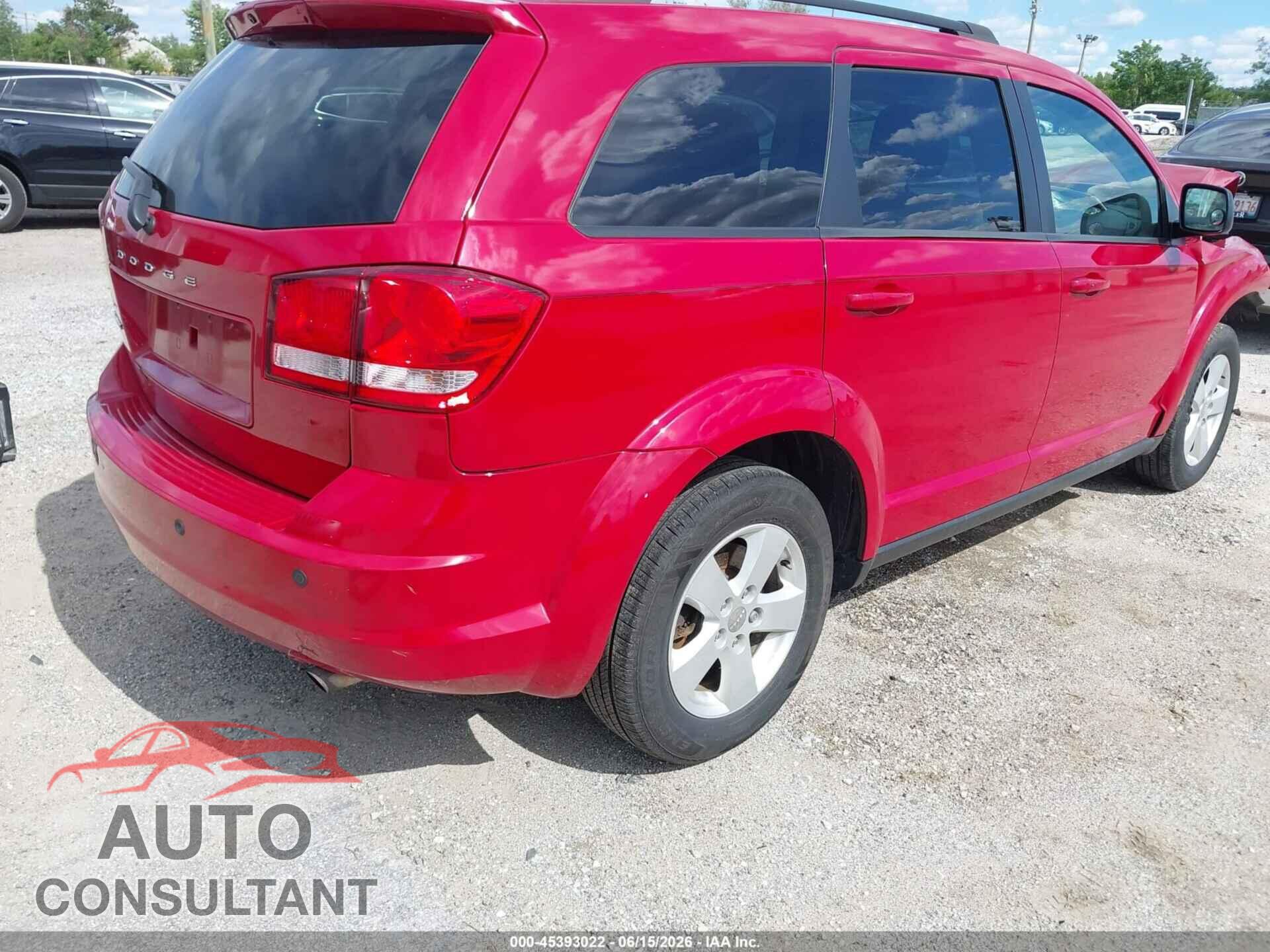 DODGE JOURNEY 2013 - 3C4PDCAB0DT600045