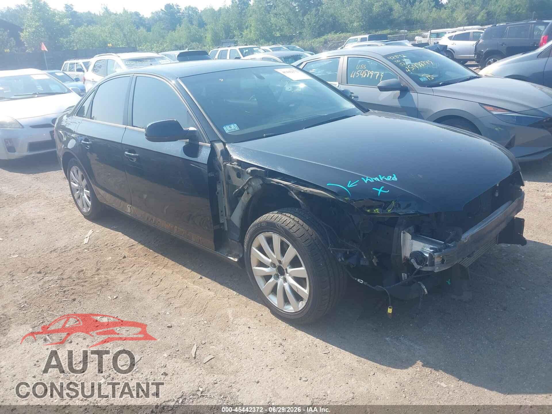 AUDI A4 2012 - WAUBFAFL2CN011648