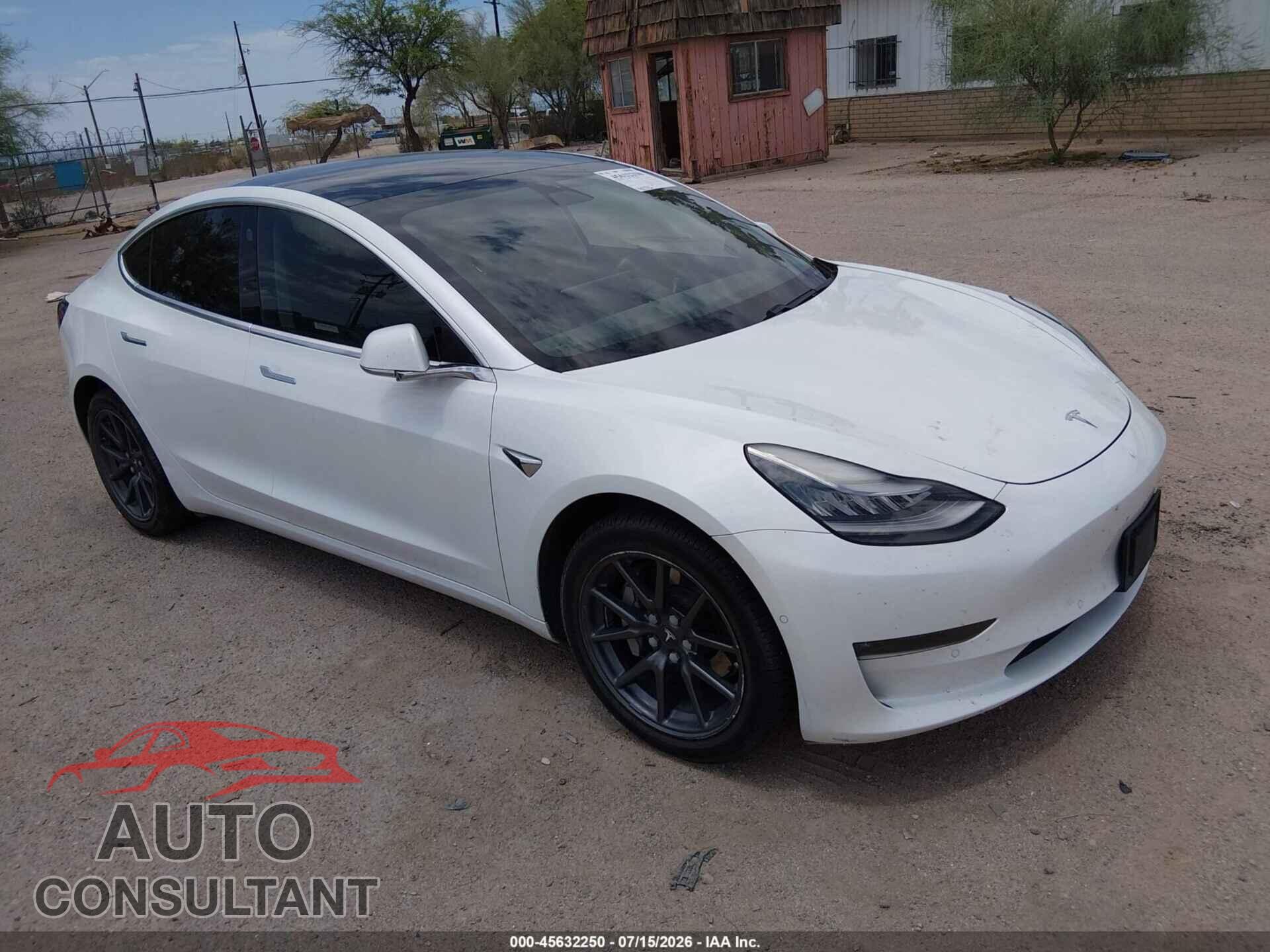 TESLA MODEL 3 2019 - 5YJ3E1EA7KF401331