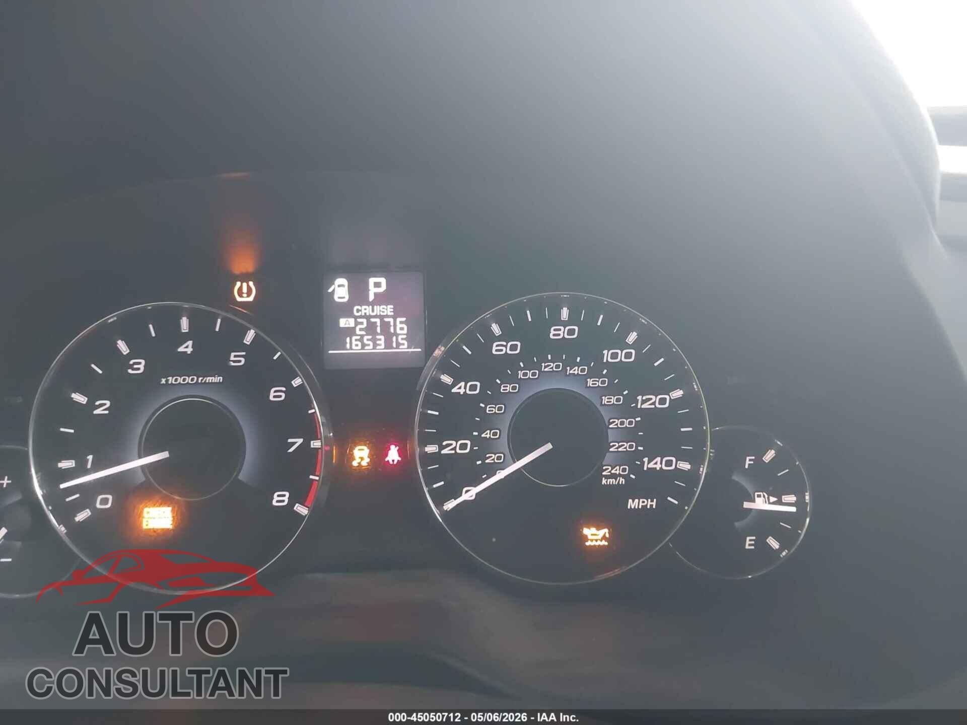 SUBARU OUTBACK 2012 - 4S4BRBLC8C3289837