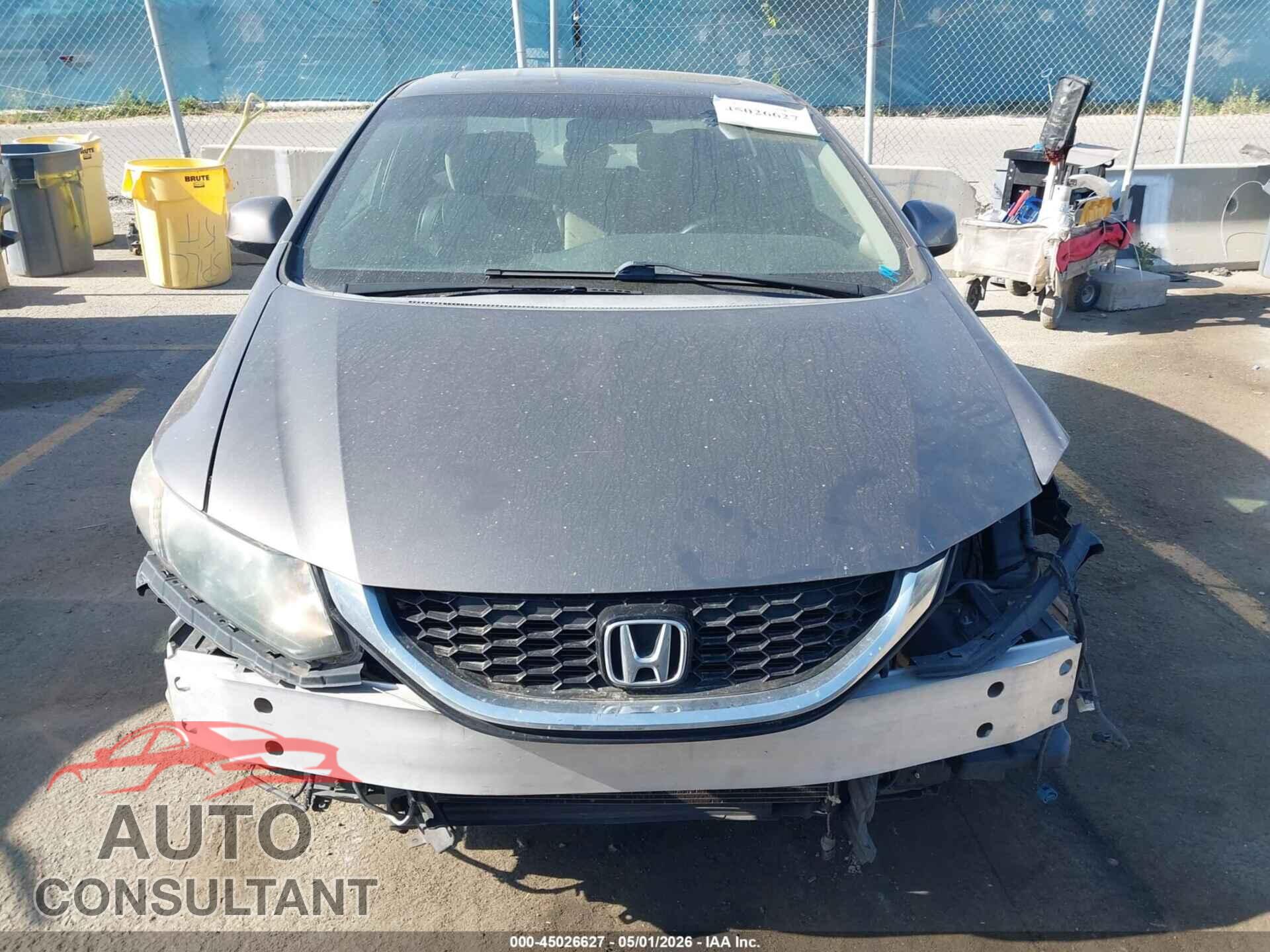HONDA CIVIC 2013 - 19XFB2F86DE252829