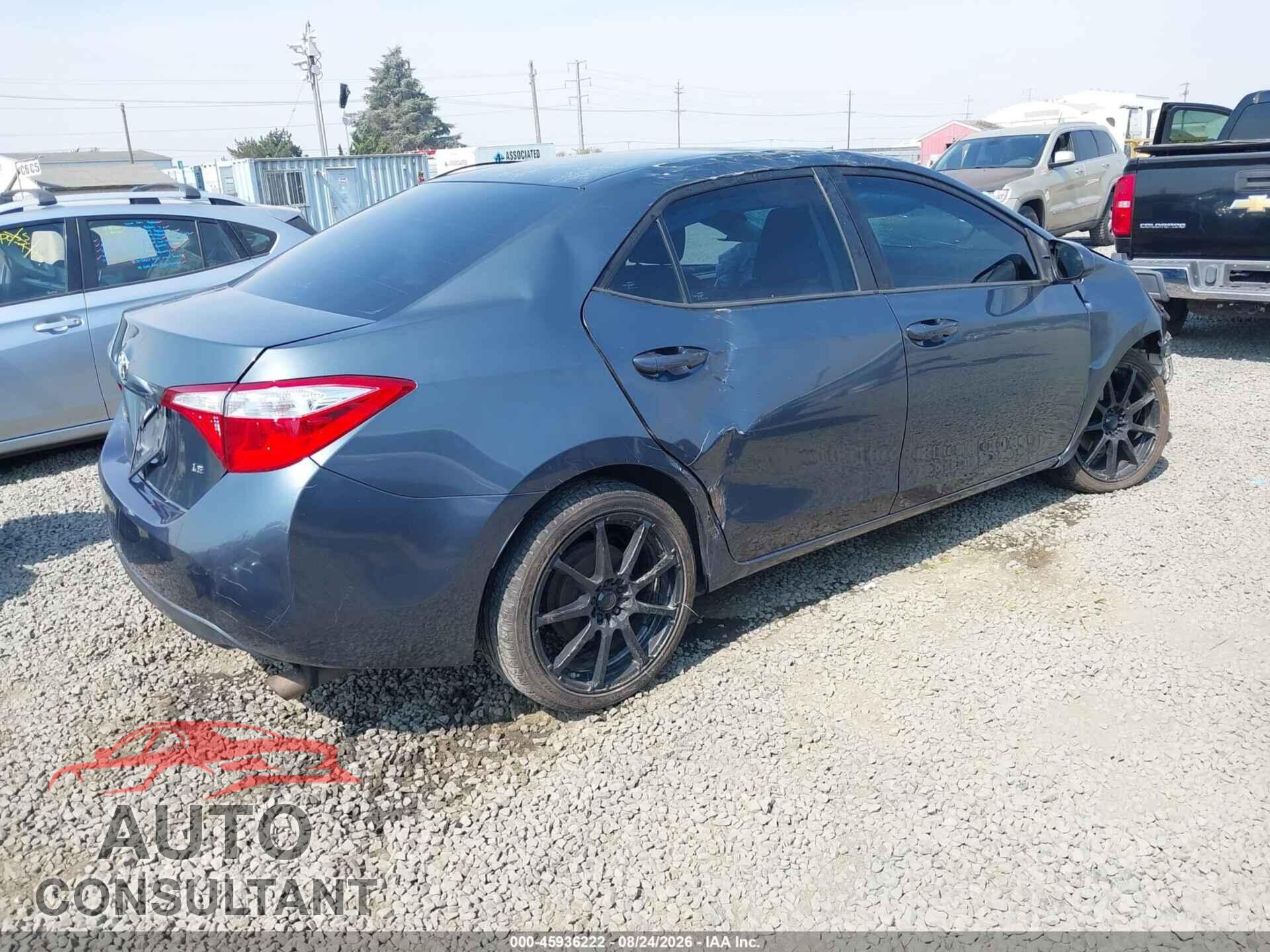 TOYOTA COROLLA 2014 - 5YFBURHE2EP100986