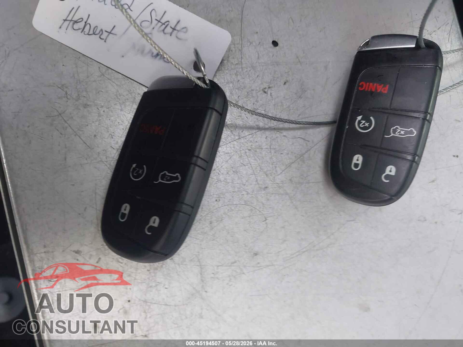 DODGE DURANGO 2021 - 1C4SDHCT8MC803516