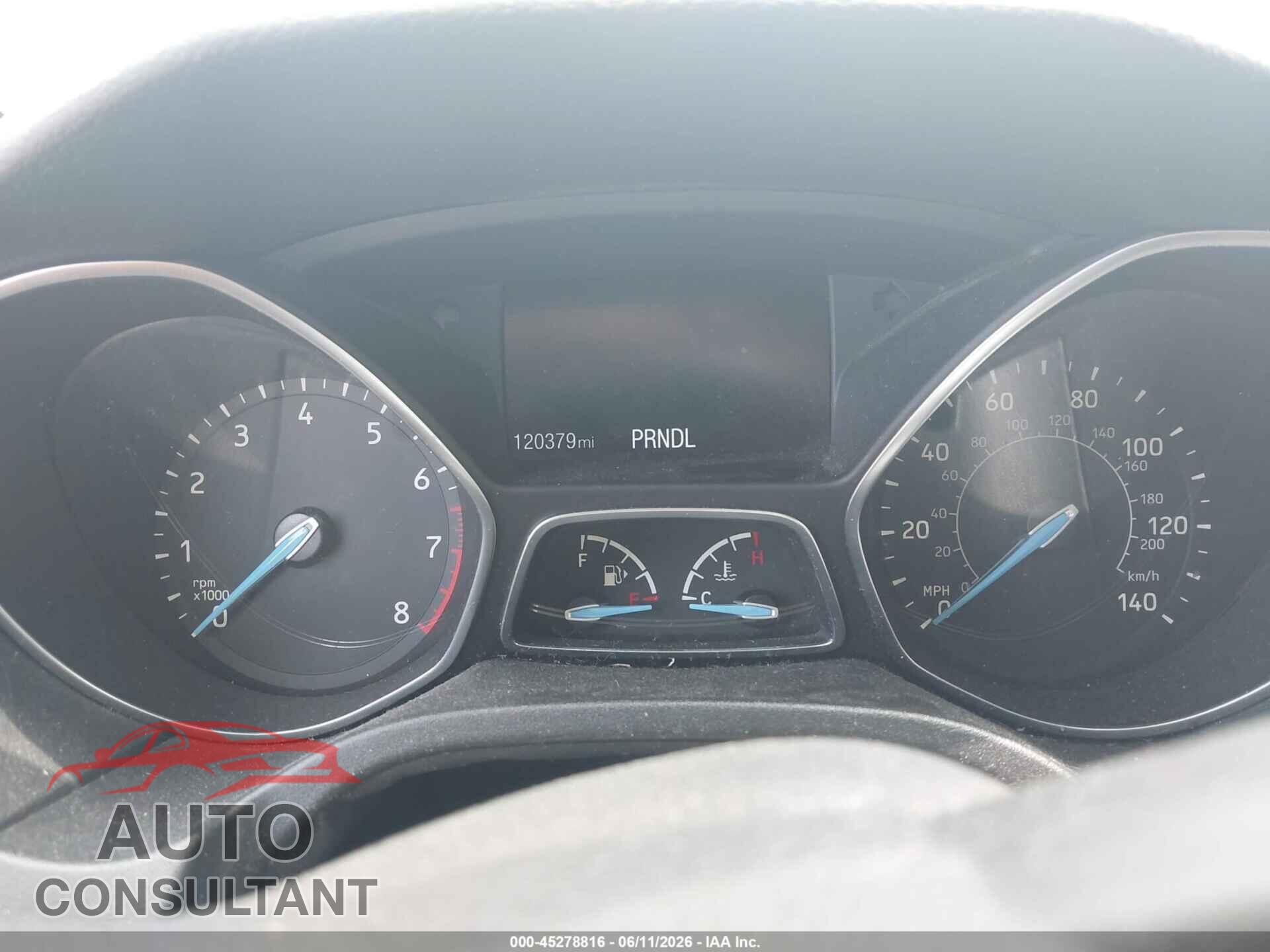 FORD FOCUS 2016 - 1FADP3F29GL290910