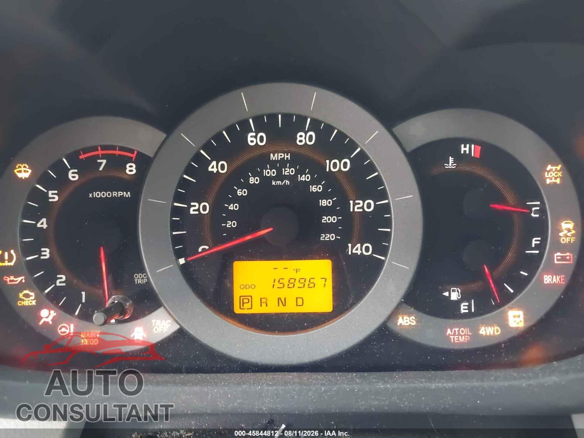 TOYOTA RAV4 2012 - 2T3BF4DV2CW256631