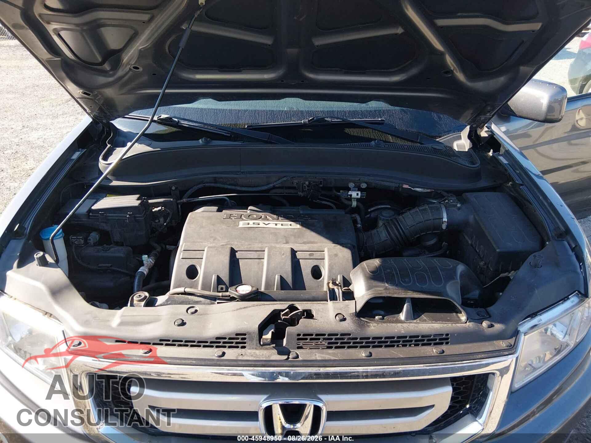 HONDA RIDGELINE 2011 - 5FPYK1F55BB455217