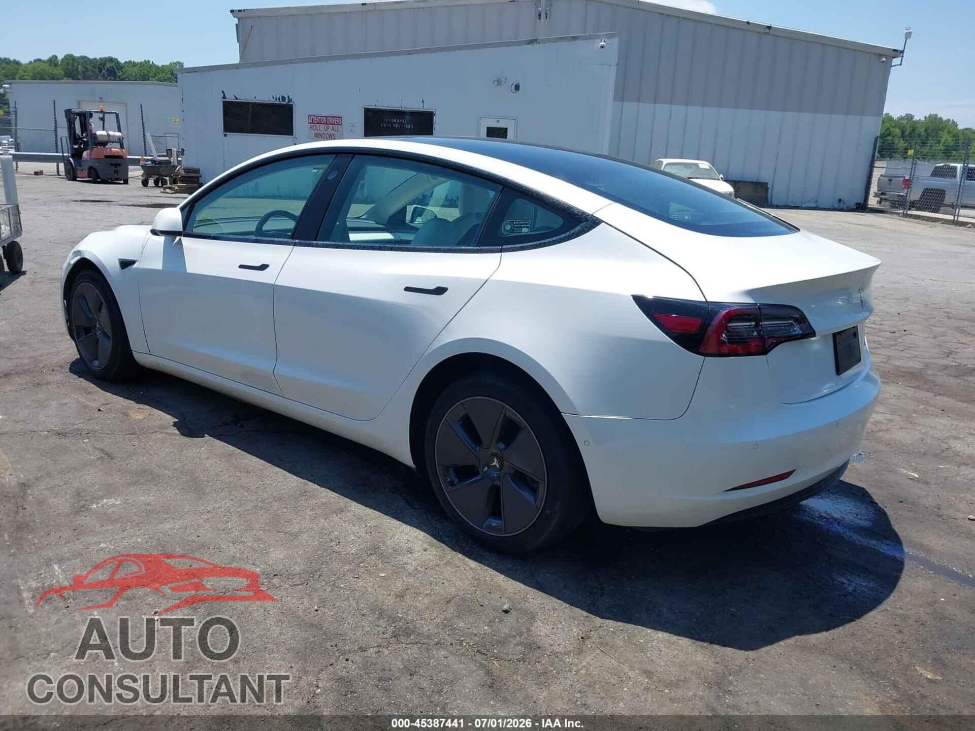 TESLA MODEL 3 2022 - 5YJ3E1EB2NF124472