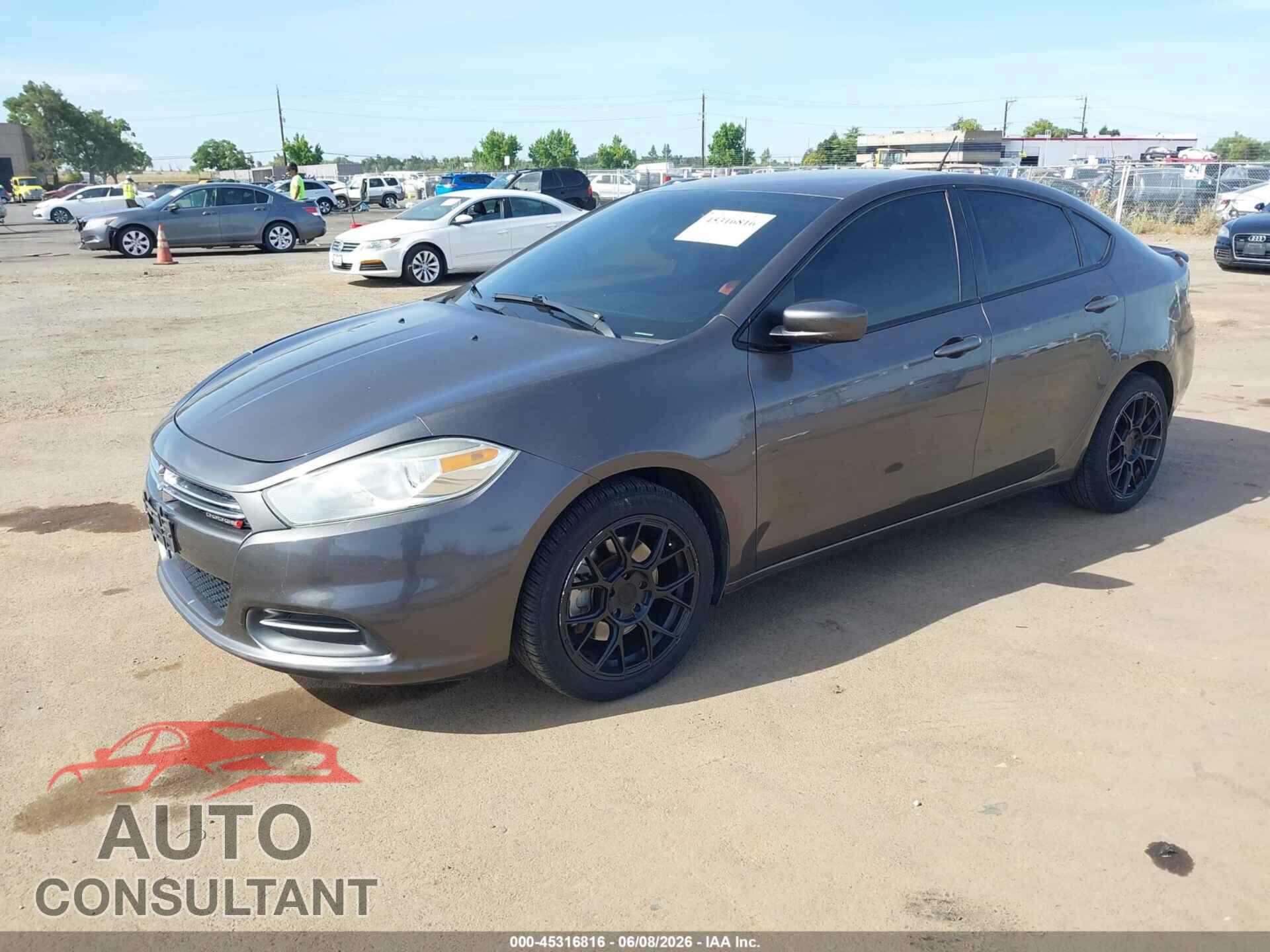 DODGE DART 2015 - 1C3CDFDH5FD422680