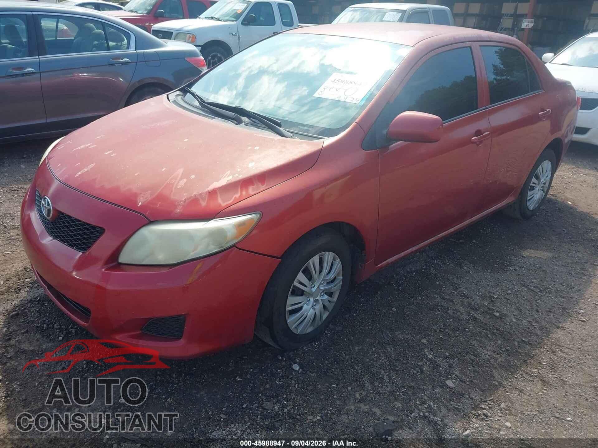TOYOTA COROLLA 2009 - JTDBL40E599028100