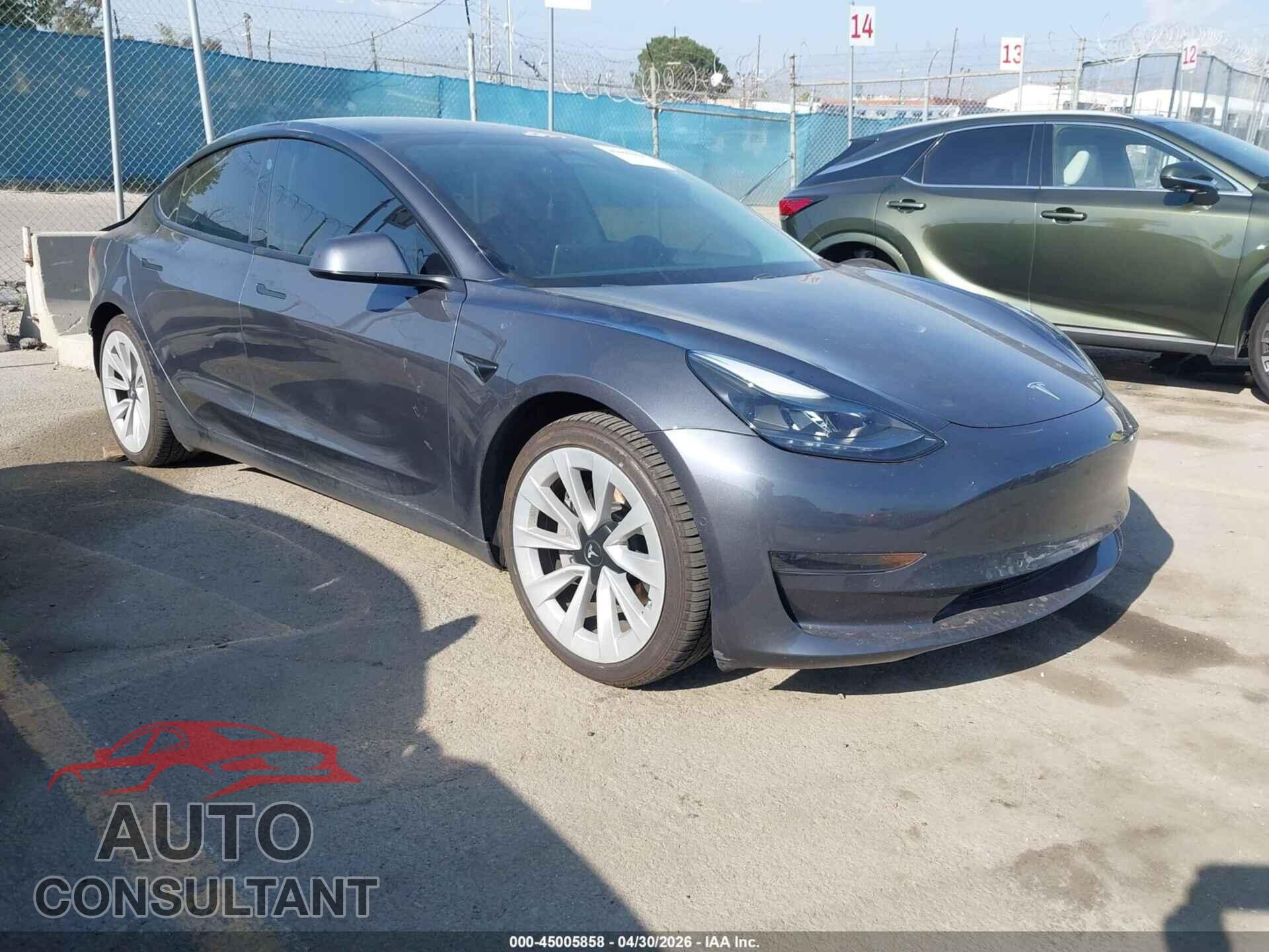 TESLA MODEL 3 2021 - 5YJ3E1EA5MF020905