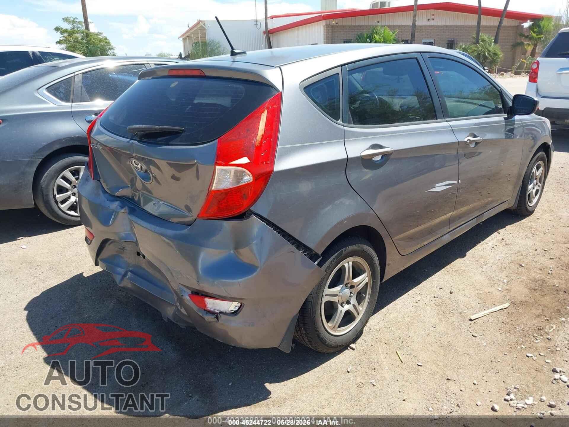 HYUNDAI ACCENT 2013 - KMHCT5AE2DU121327