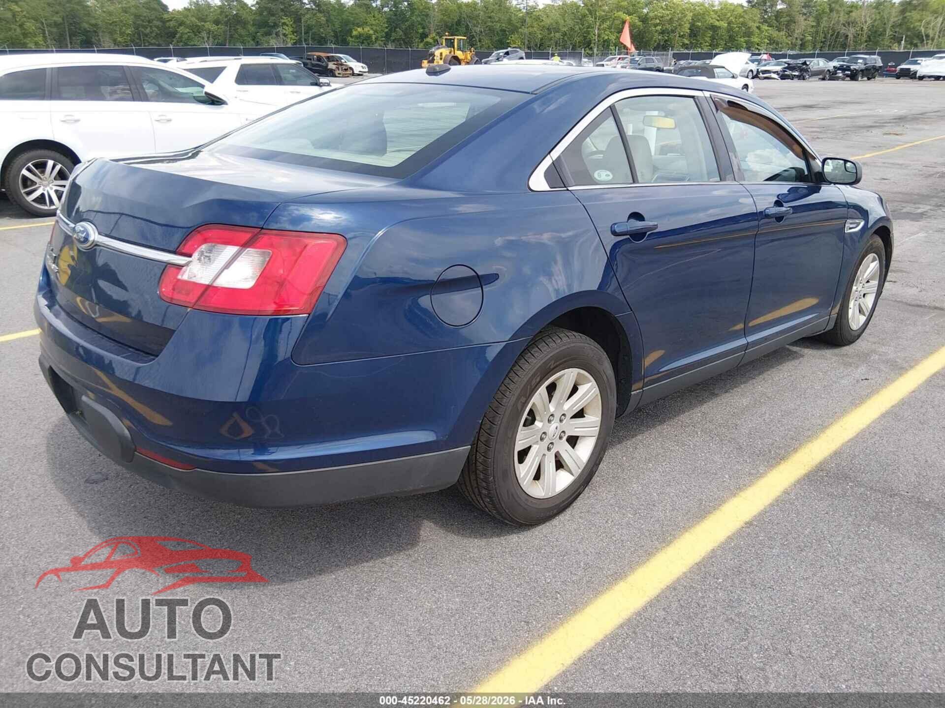 FORD TAURUS 2012 - 1FAHP2DW4CG142331