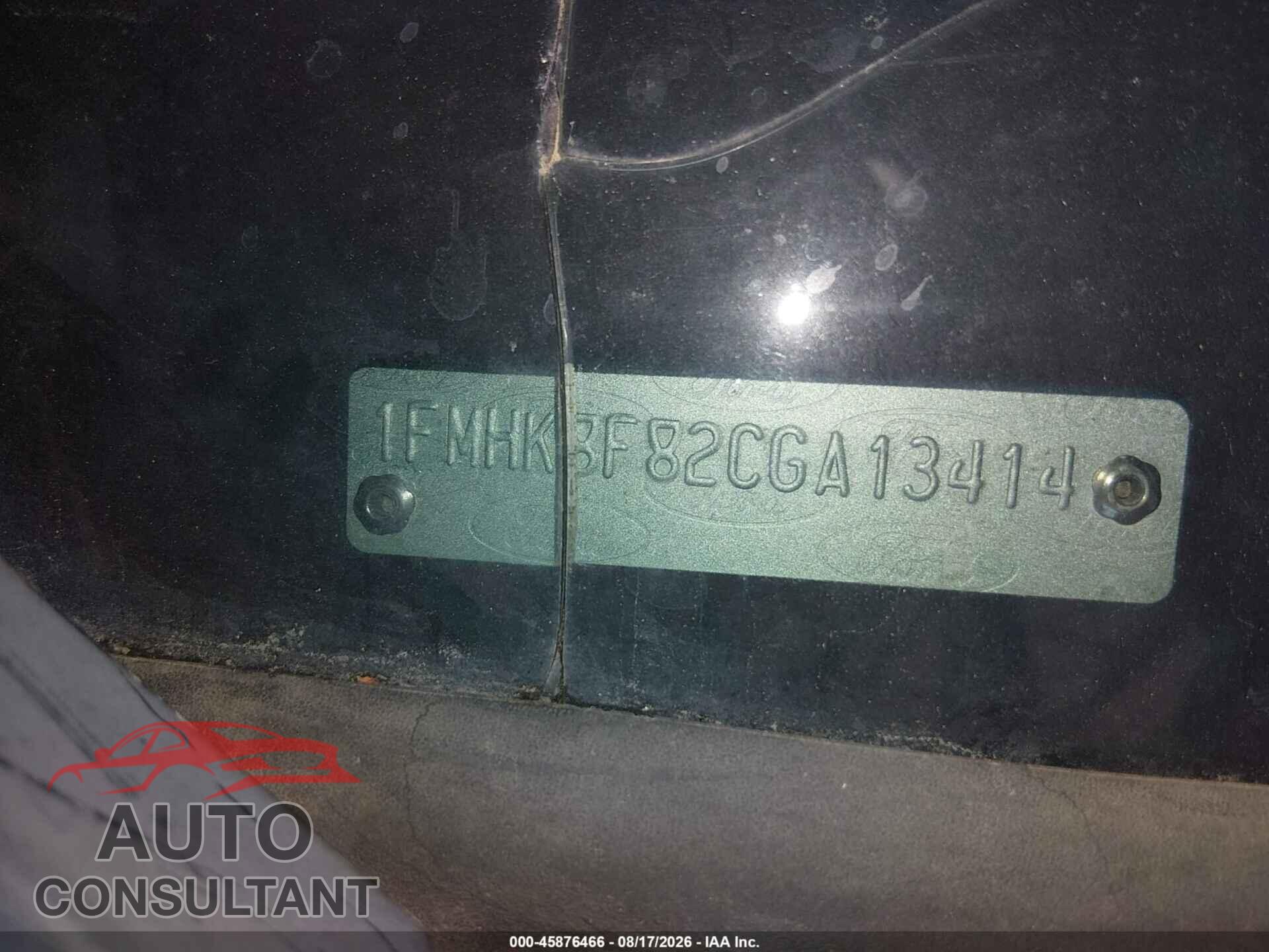 FORD EXPLORER 2012 - 1FMHK8F82CGA13414