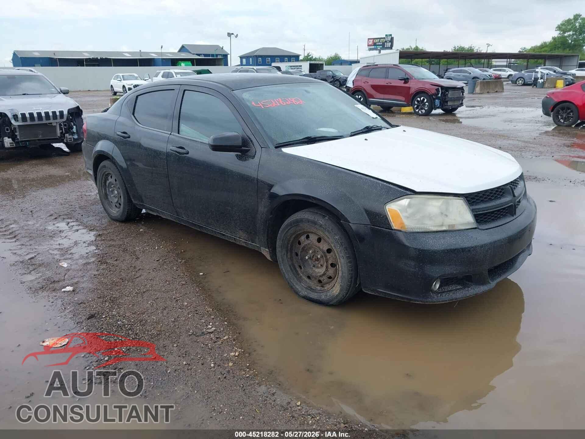 DODGE AVENGER 2013 - 1C3CDZCB8DN662697