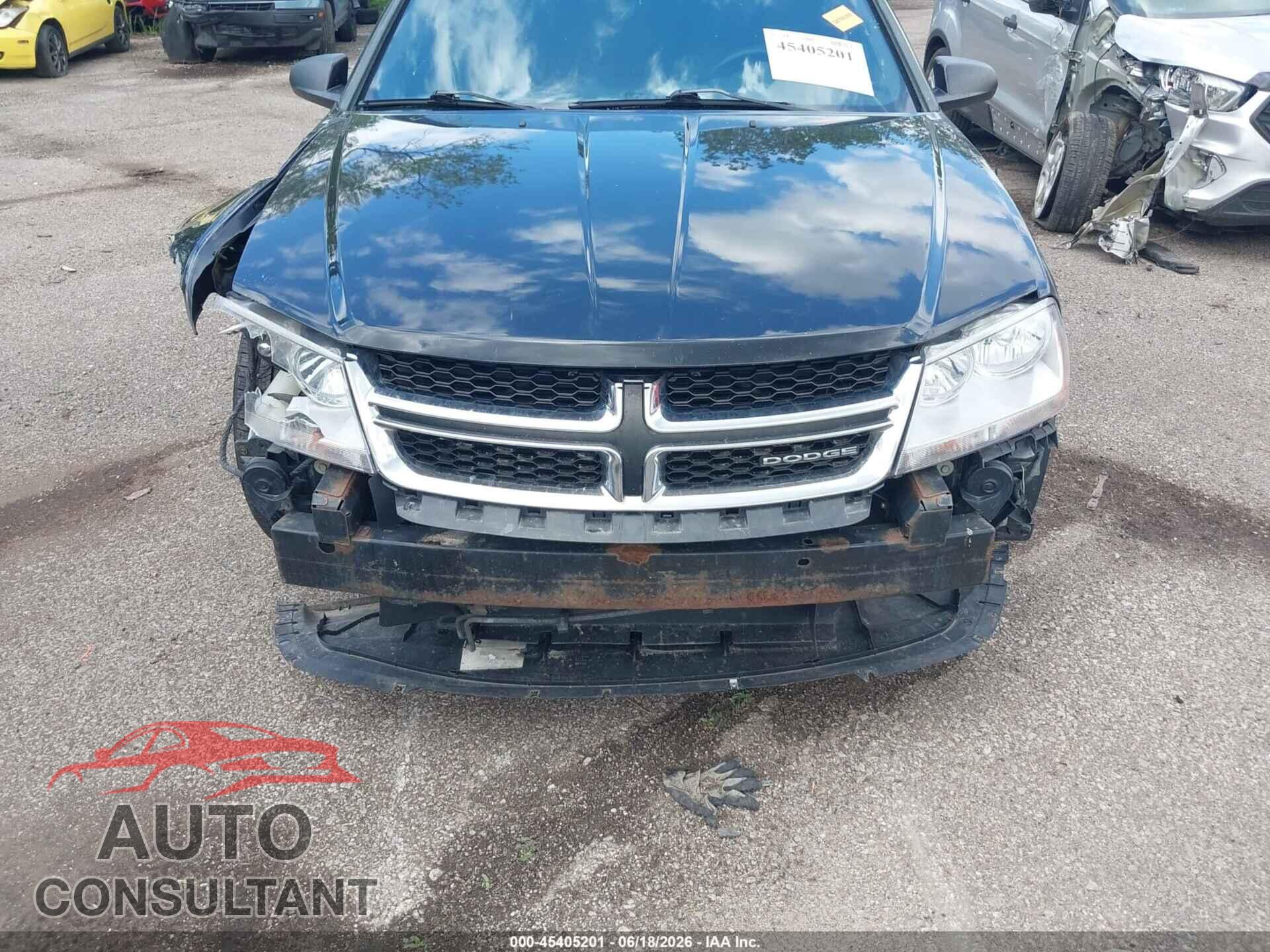 DODGE AVENGER 2012 - 1C3CDZAB8CN150925
