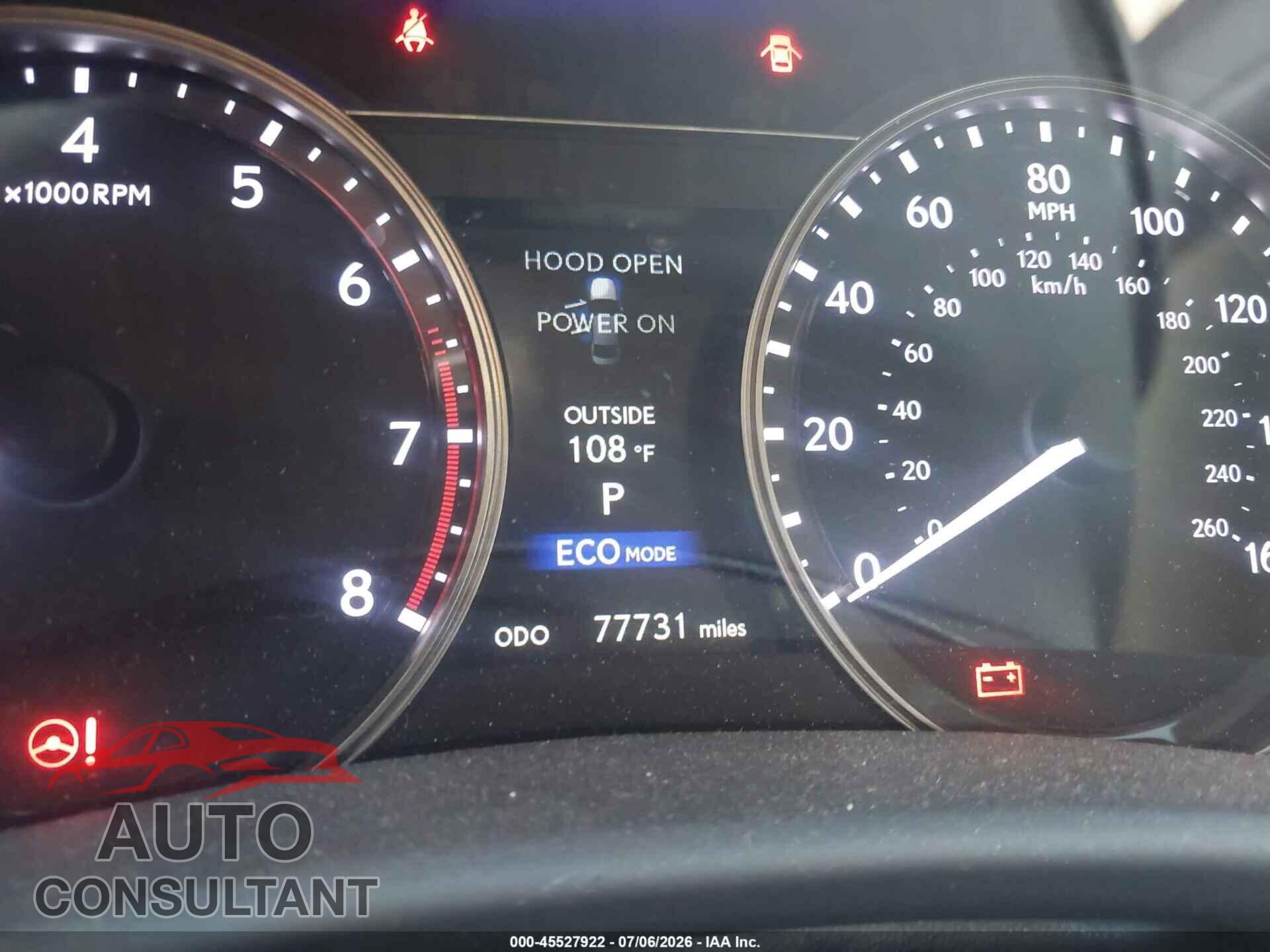 LEXUS GS 350 2013 - JTHBE1BL4D5017138
