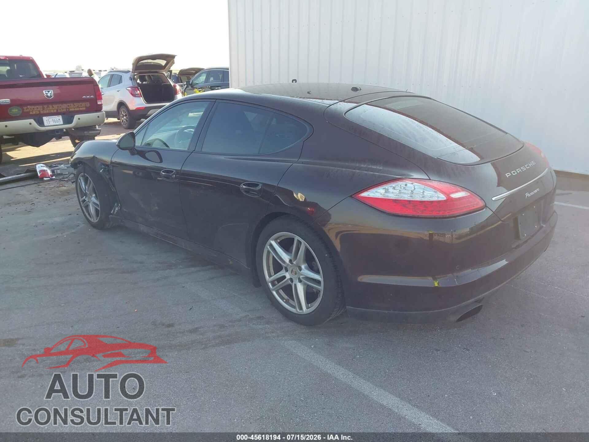 PORSCHE PANAMERA 2011 - WP0AA2A71BL011129