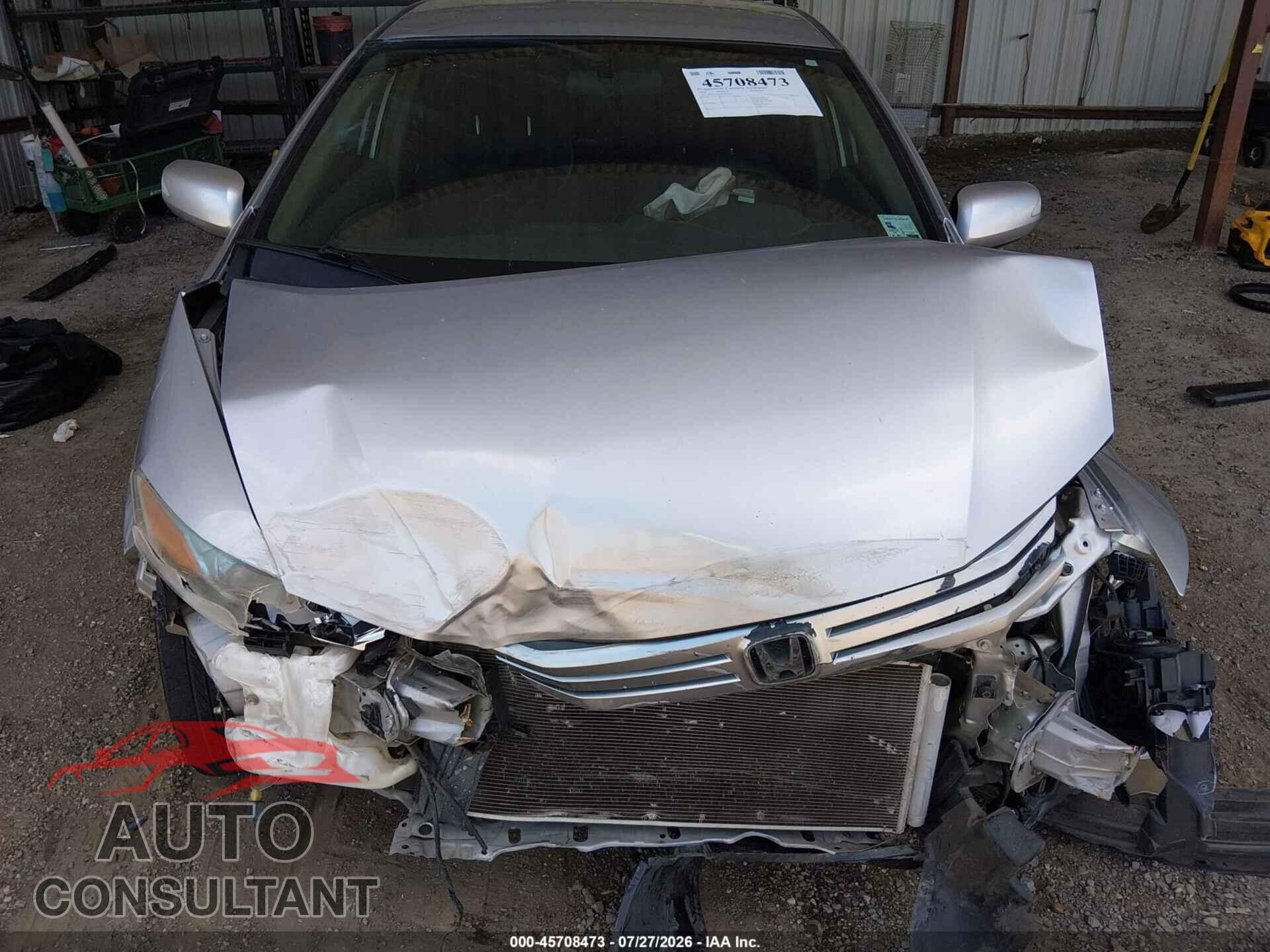 HONDA INSIGHT 2010 - JHMZE2H7XAS000467