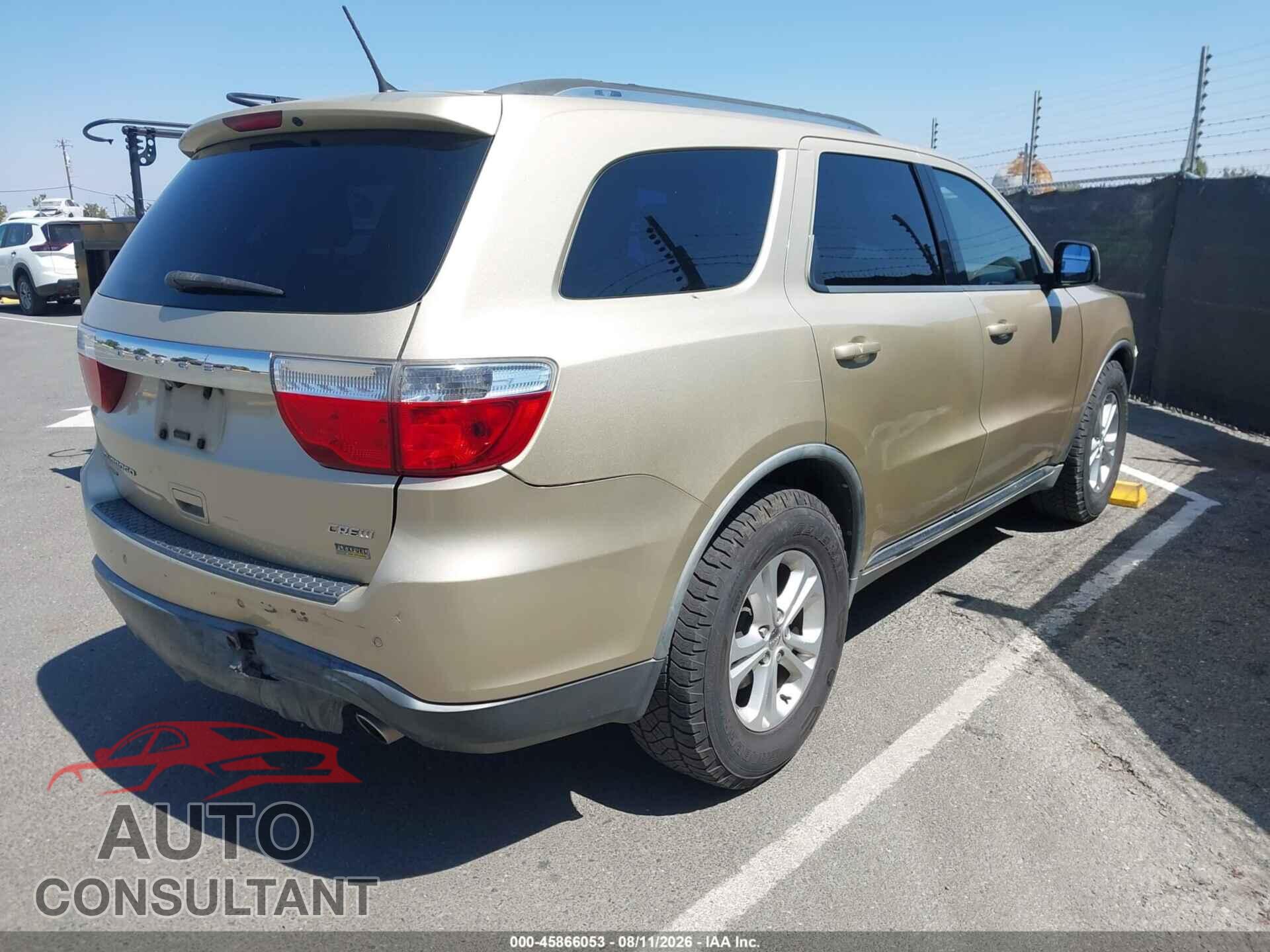 DODGE DURANGO 2011 - 1D4RE4GG2BC742360