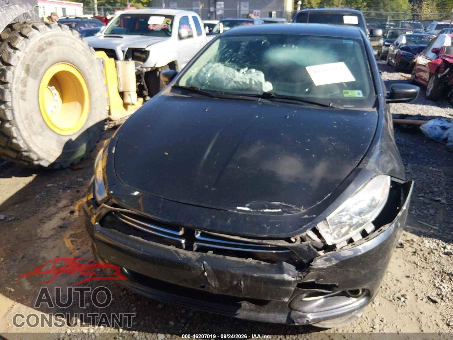 DODGE DART 2013 - 1C3CDFBA9DD295337