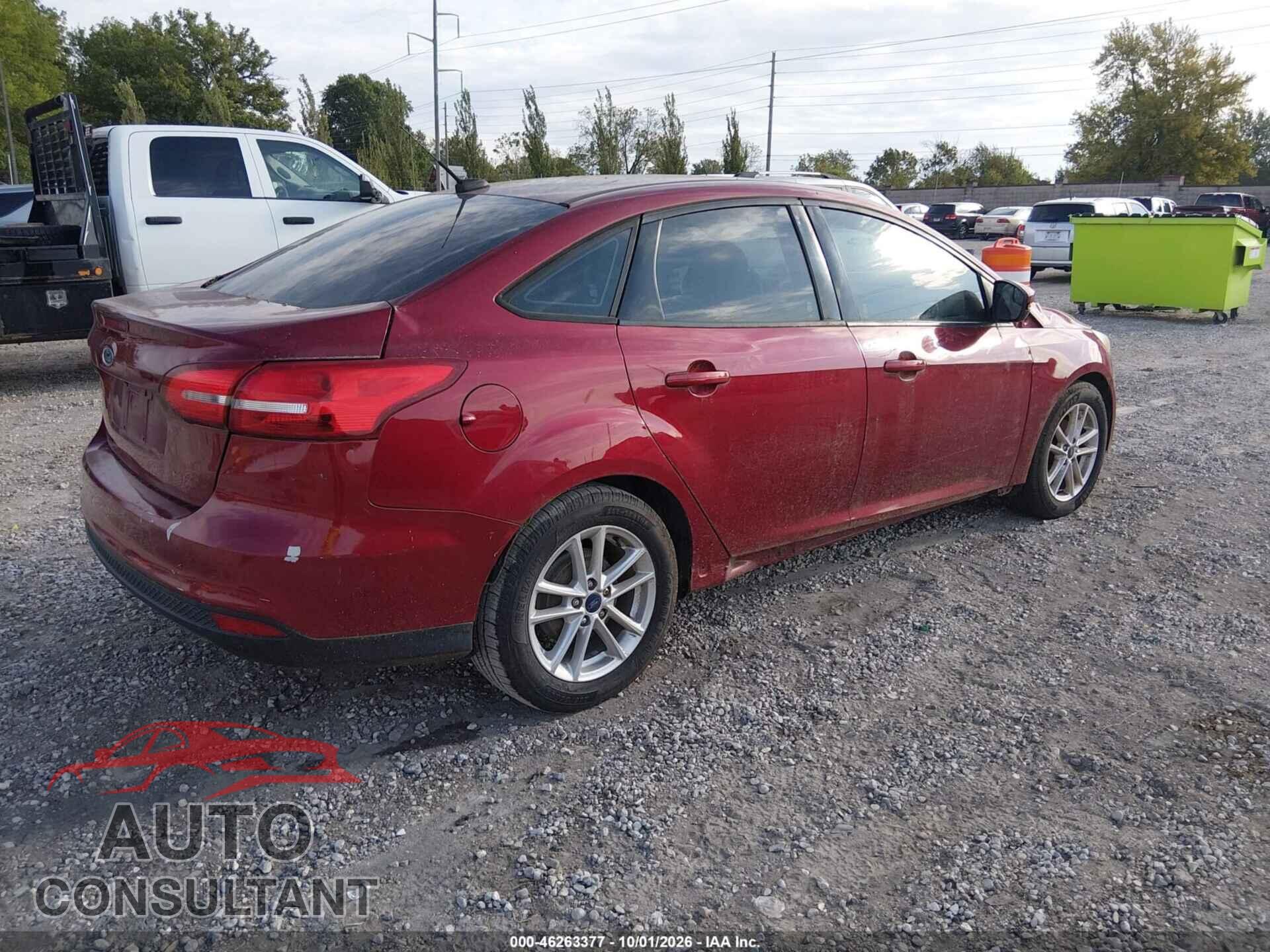 FORD FOCUS 2016 - 1FADP3F25GL360953