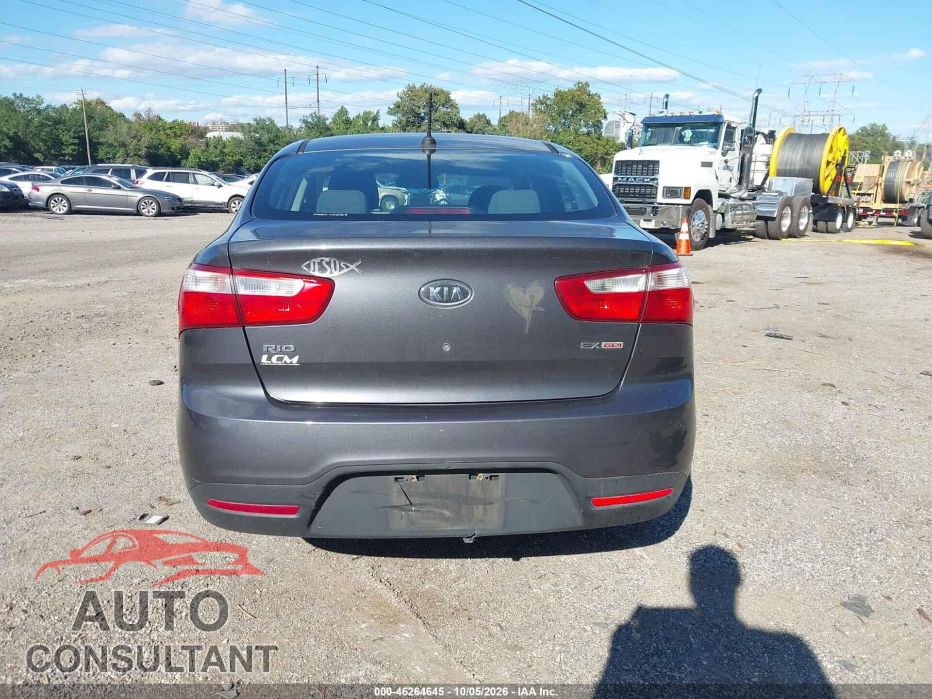 KIA RIO 2013 - KNADN4A32D6128968