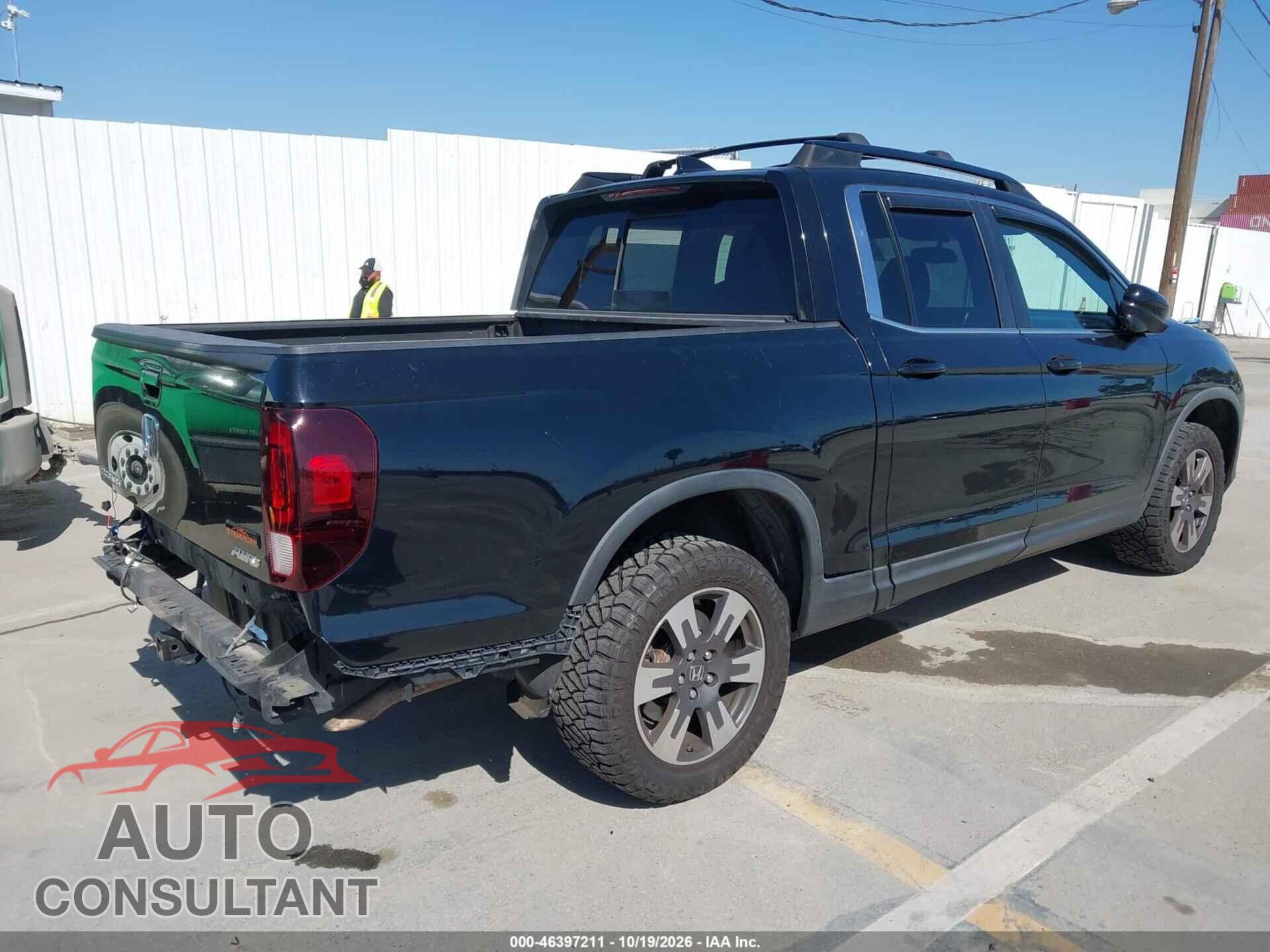 HONDA RIDGELINE 2019 - 5FPYK3F62KB007974