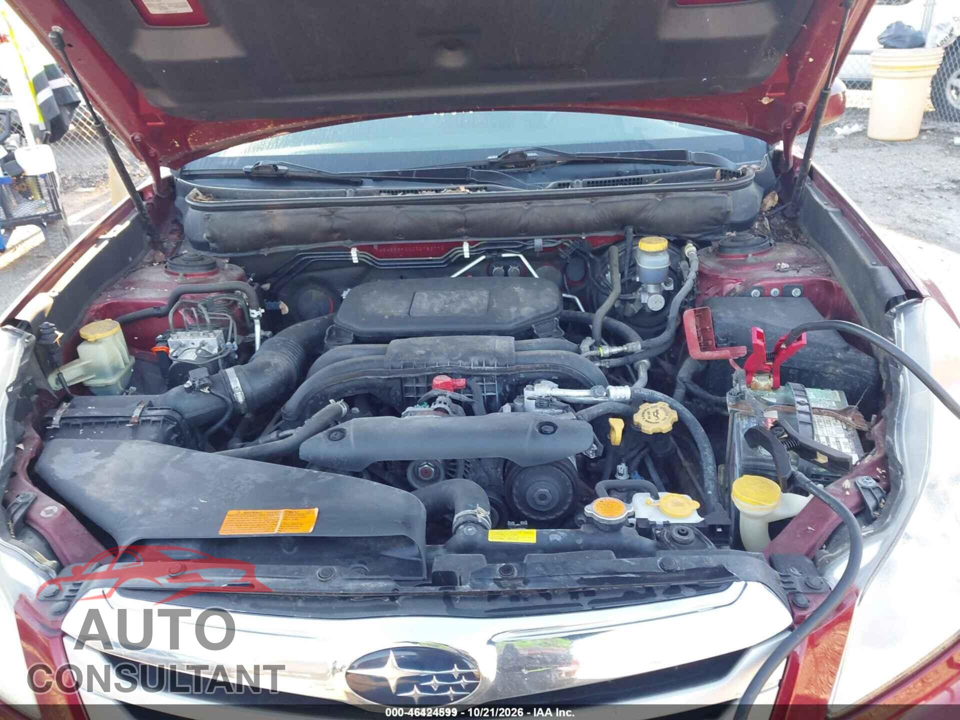 SUBARU OUTBACK 2012 - 4S4BRBHCXC3278377