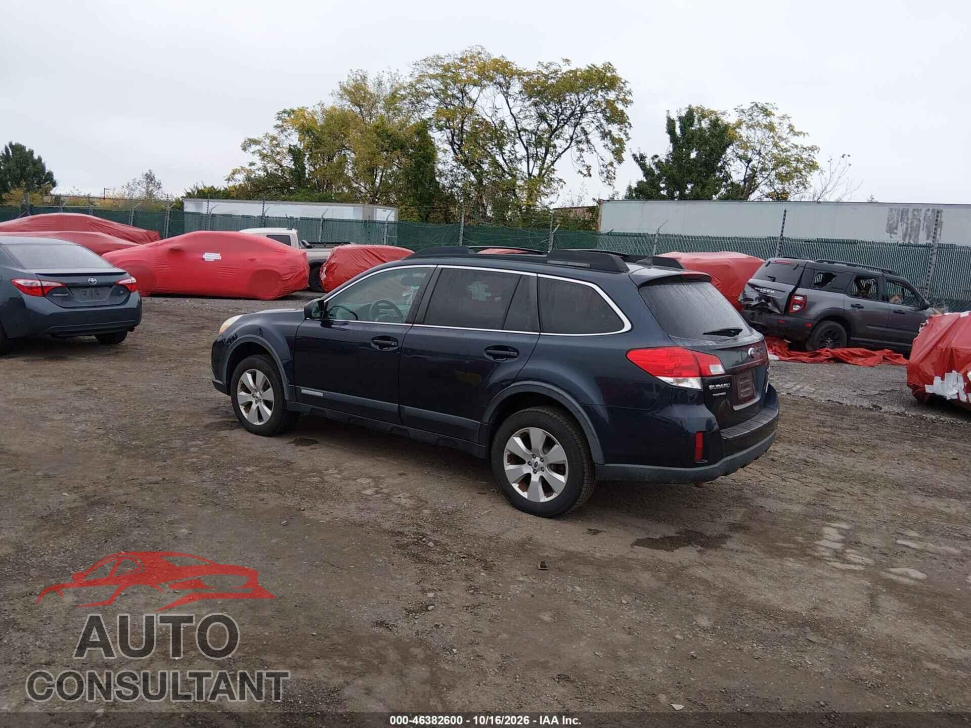 SUBARU OUTBACK 2012 - 4S4BRBKC4C3238207