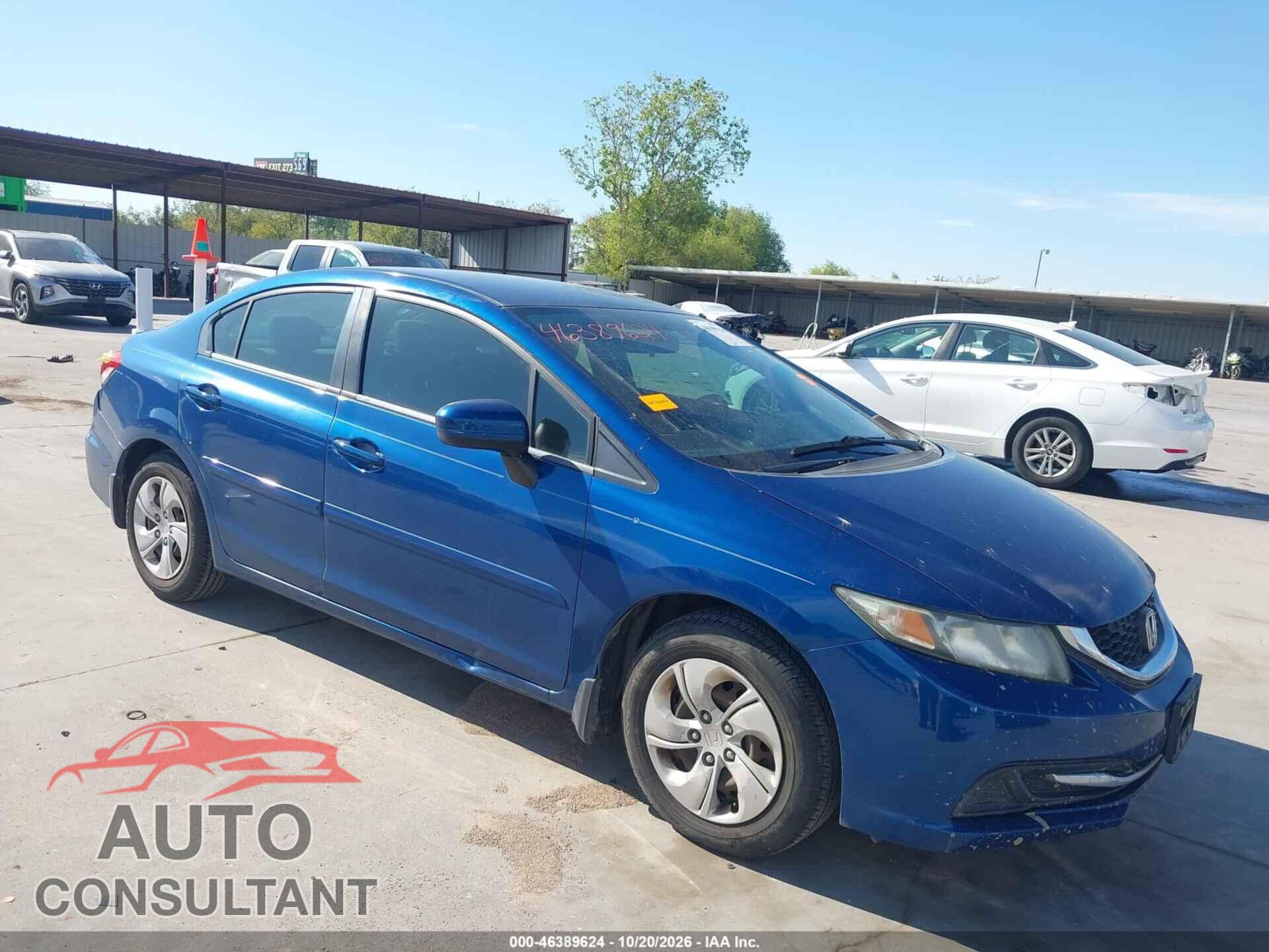 HONDA CIVIC 2014 - 2HGFB2F54EH514313