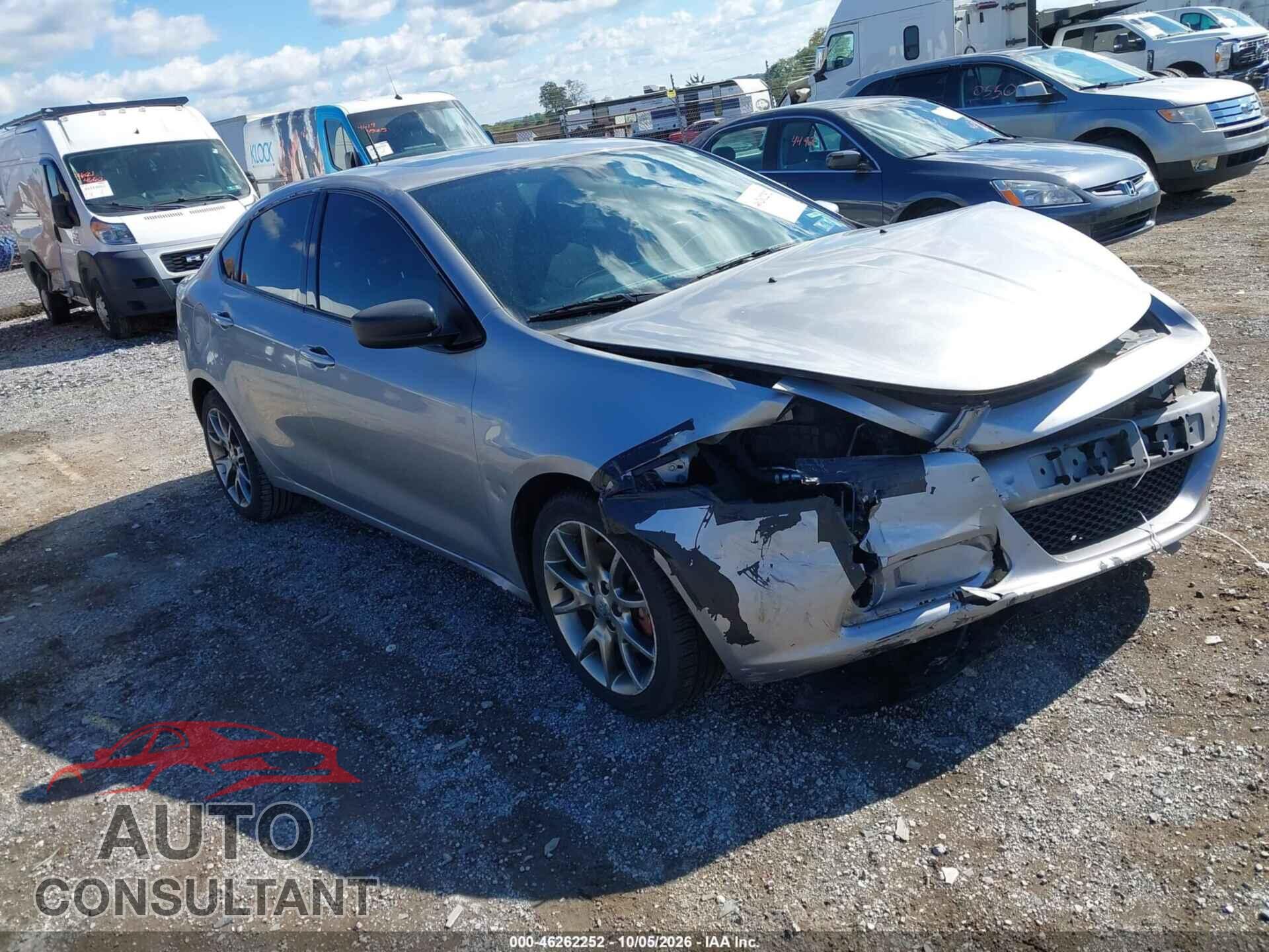 DODGE DART 2015 - 1C3CDFBB6FD242123