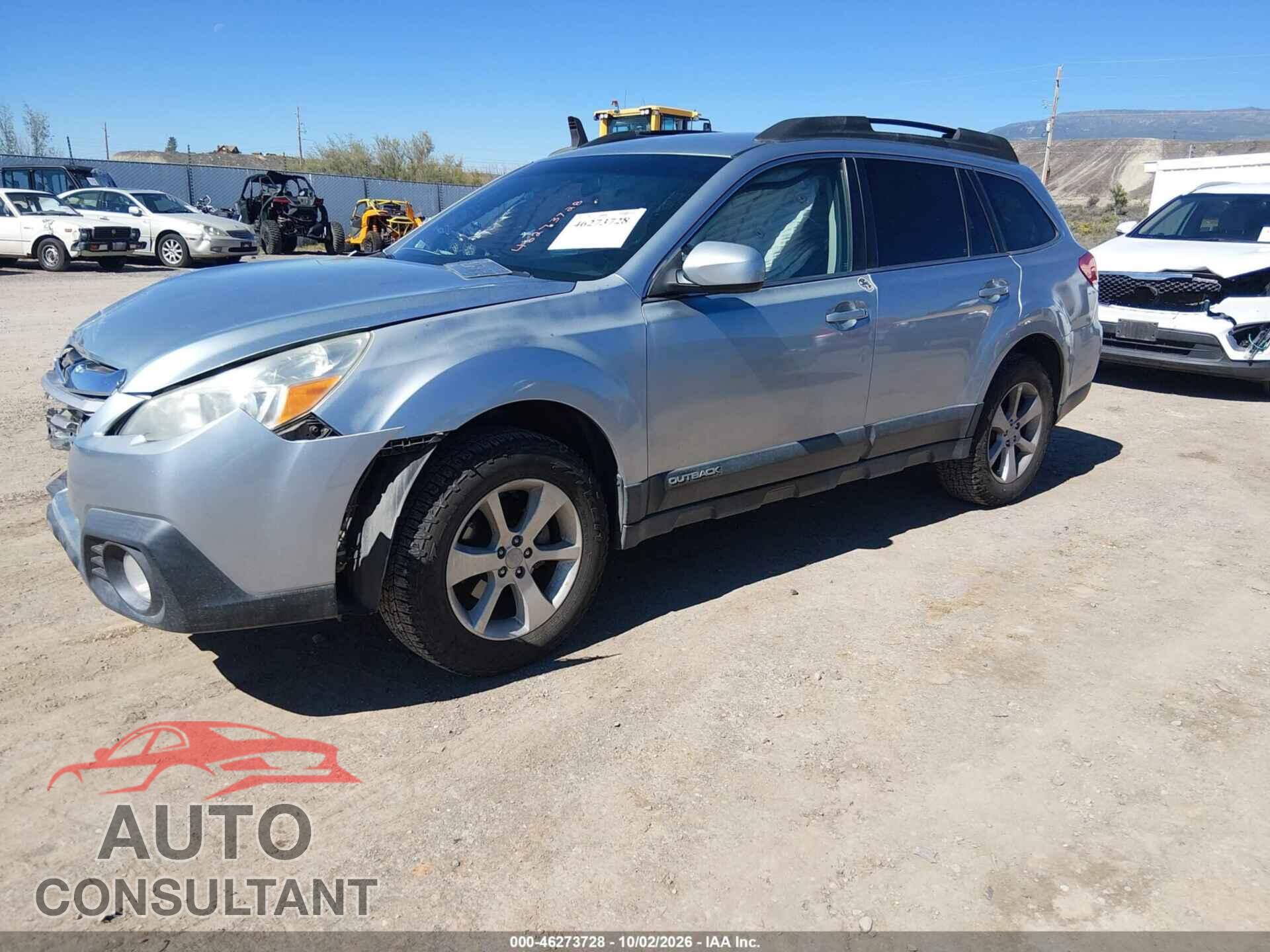 SUBARU OUTBACK 2013 - 4S4BRCCC3D3315798