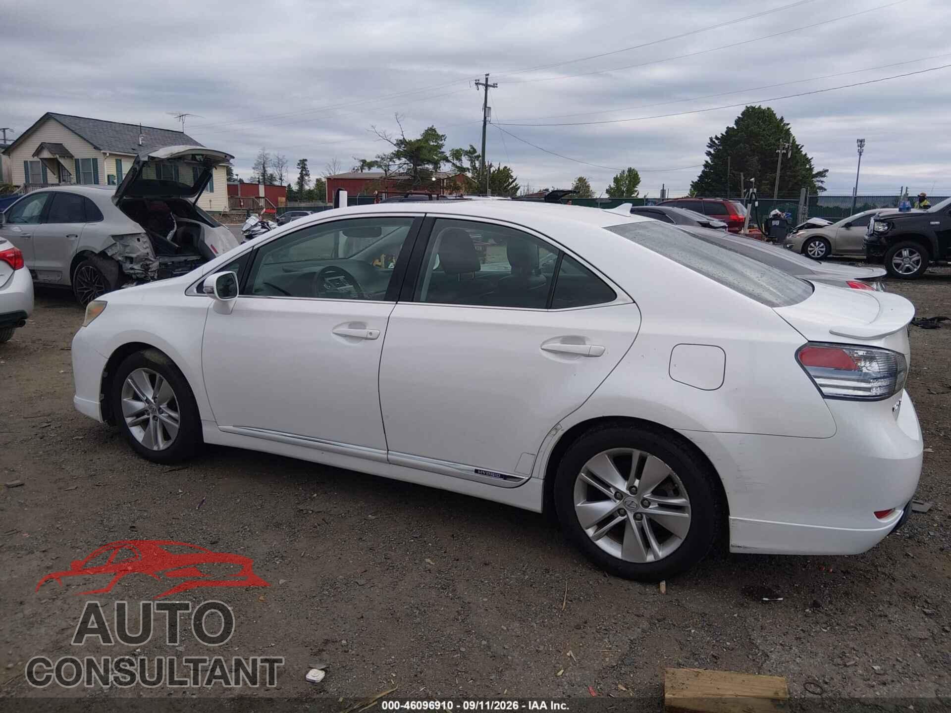 LEXUS HS 250H 2010 - JTHBB1BA0A2012104