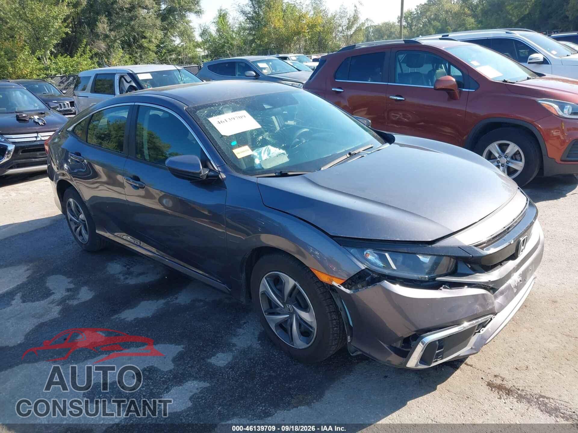 HONDA CIVIC 2019 - 2HGFC2F60KH604821
