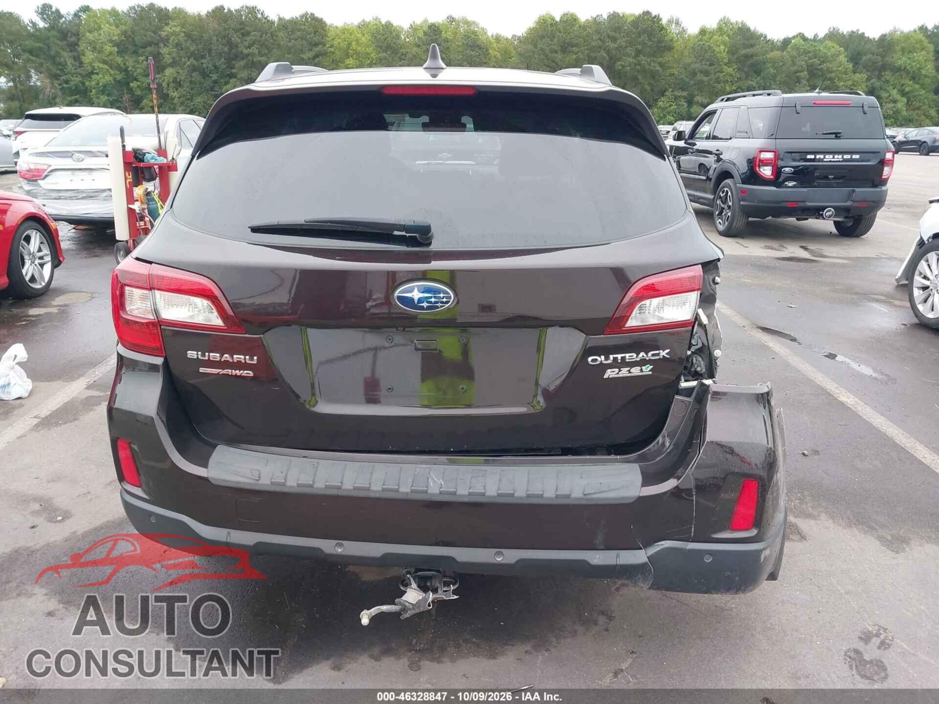 SUBARU OUTBACK 2017 - 4S4BSATC4H3233397