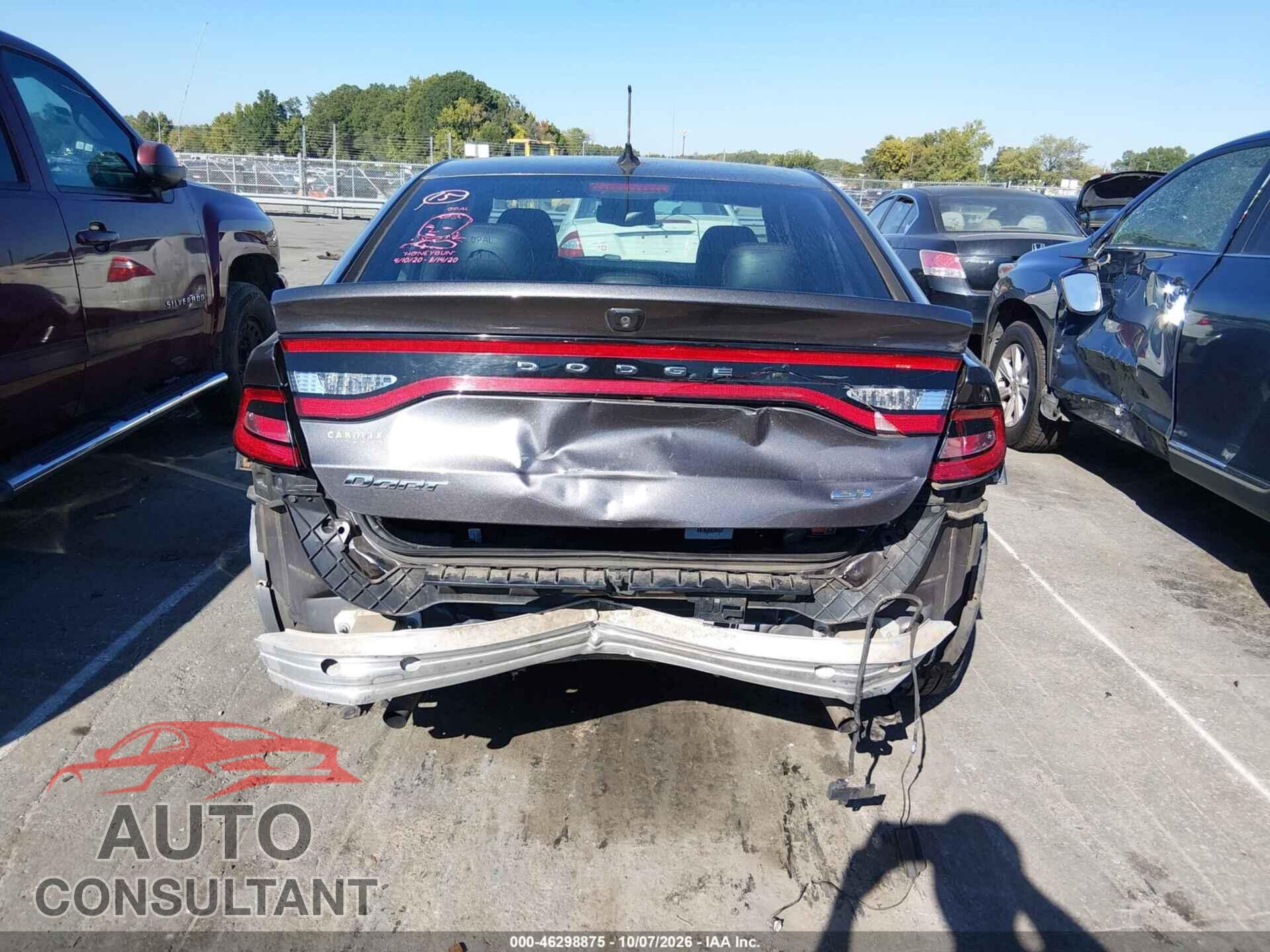 DODGE DART 2016 - 1C3CDFEBXGD680852