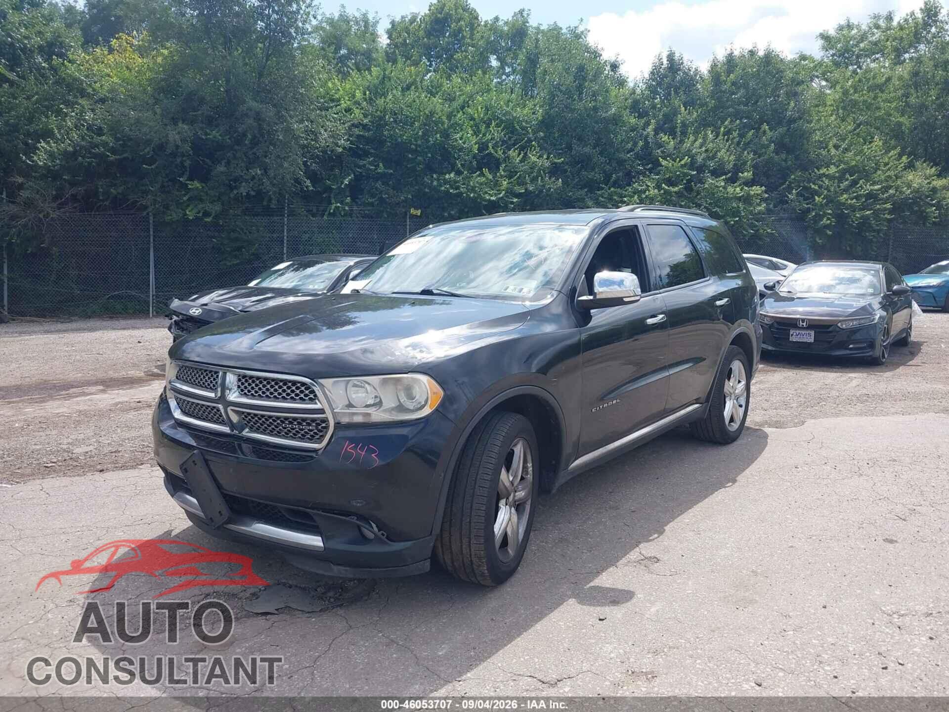 DODGE DURANGO 2011 - 1D4SE5GT2BC632736