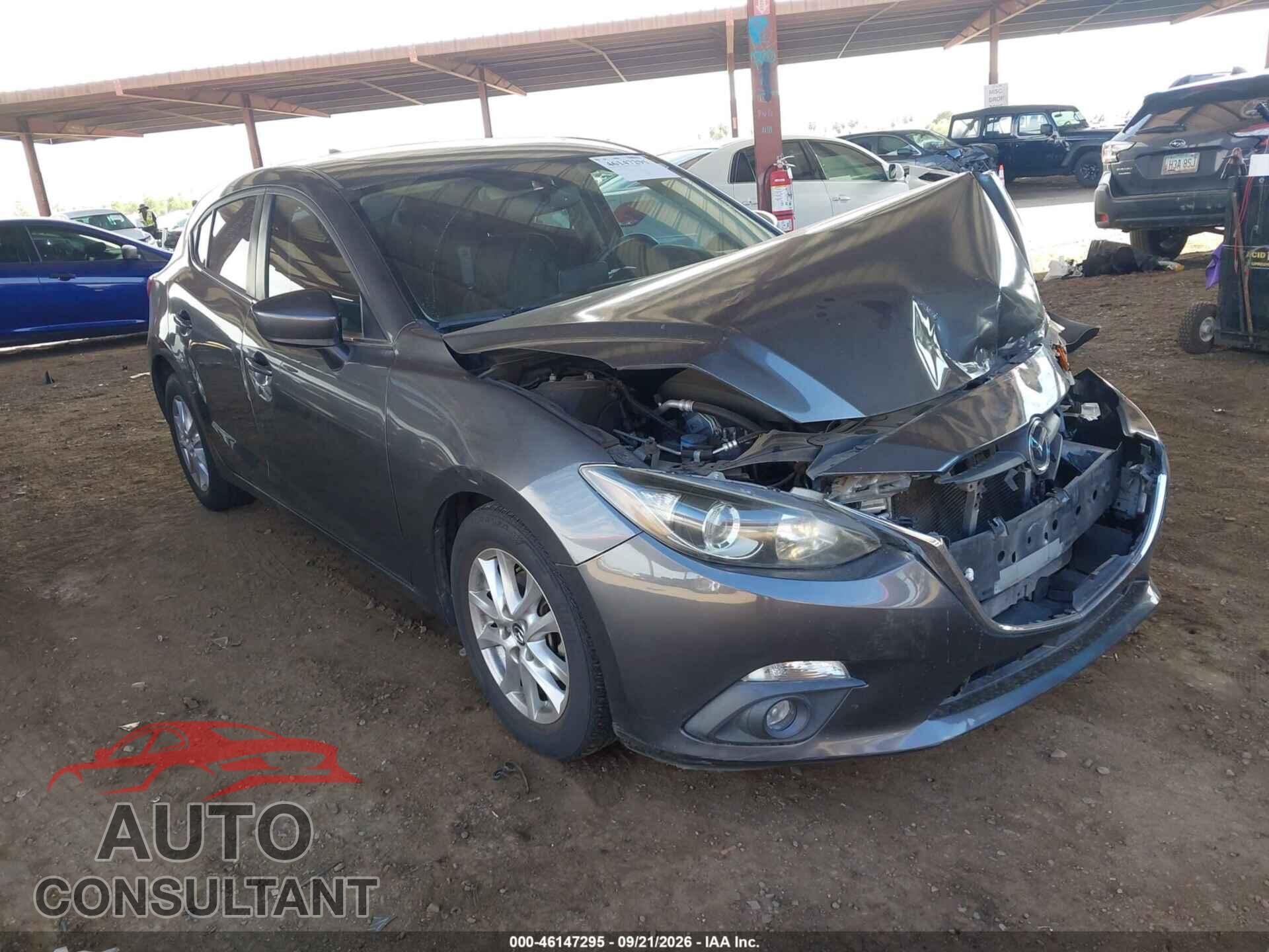 MAZDA MAZDA3 2015 - JM1BM1M71F1275910