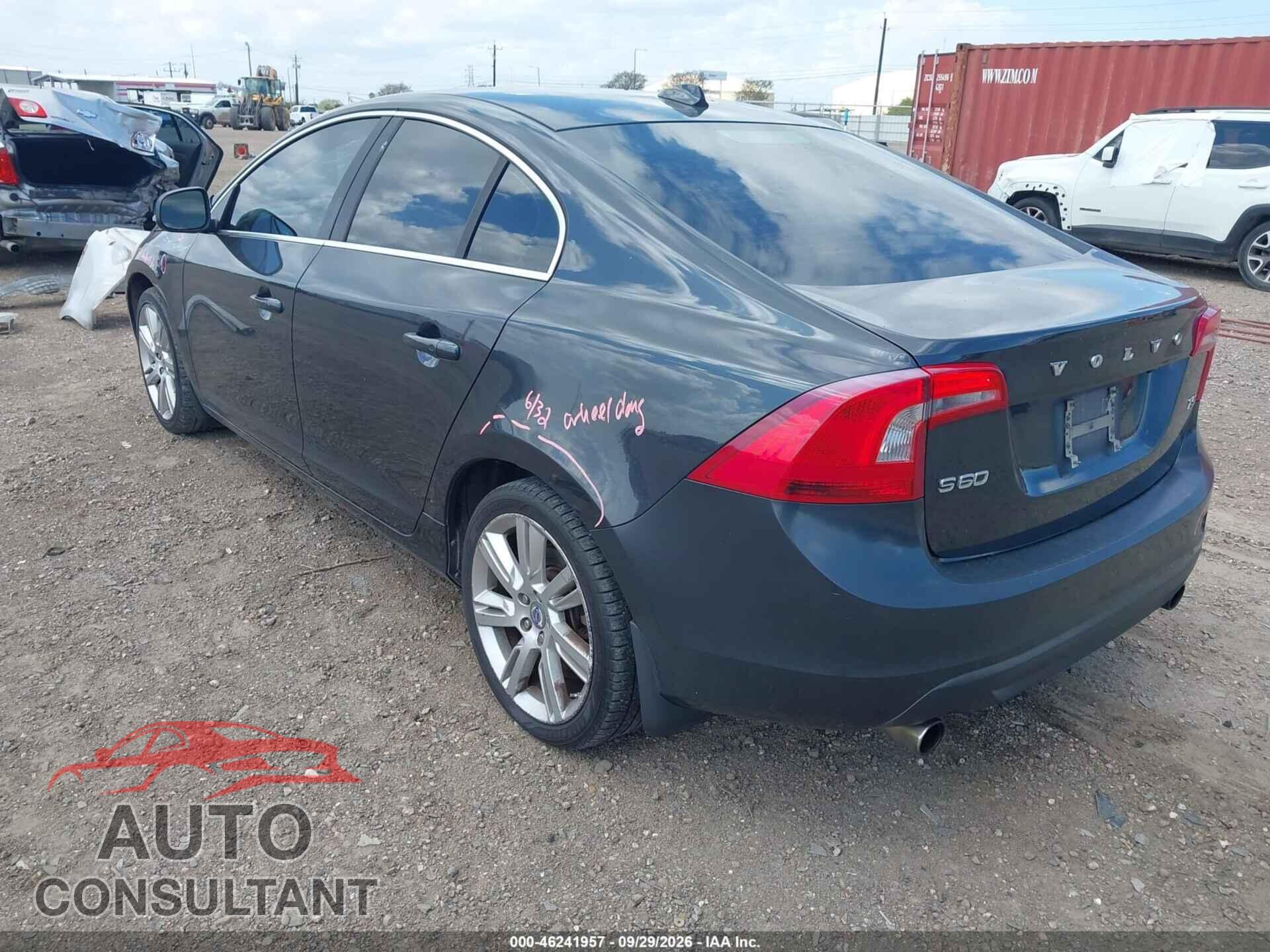 VOLVO S60 2012 - YV1622FS1C2139727