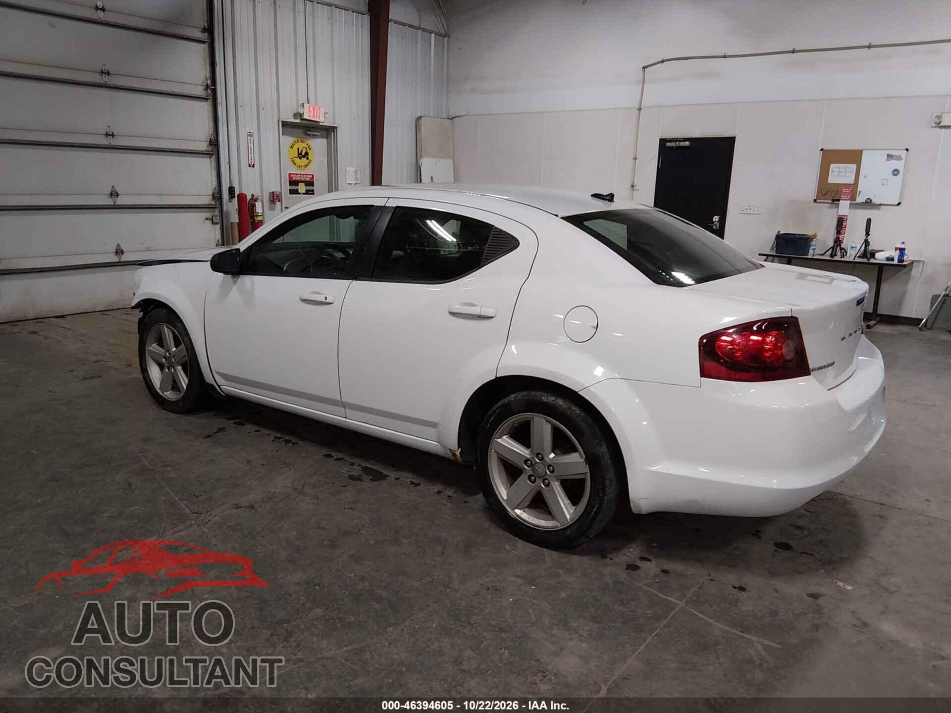 DODGE AVENGER 2013 - 1C3CDZAB7DN649166