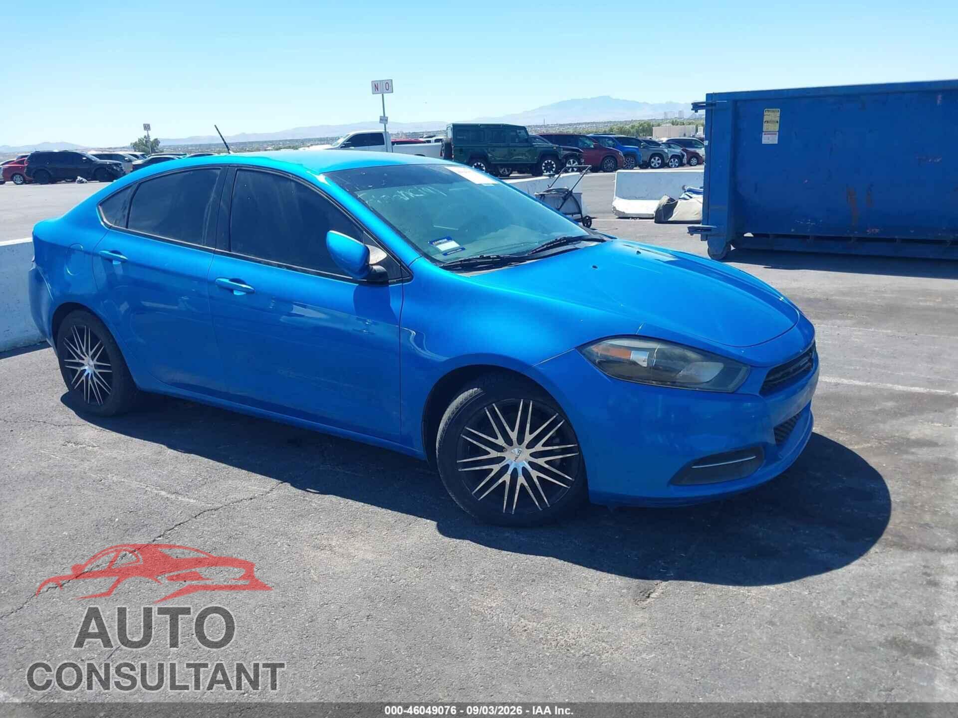 DODGE DART 2015 - 1C3CDFBB3FD277105