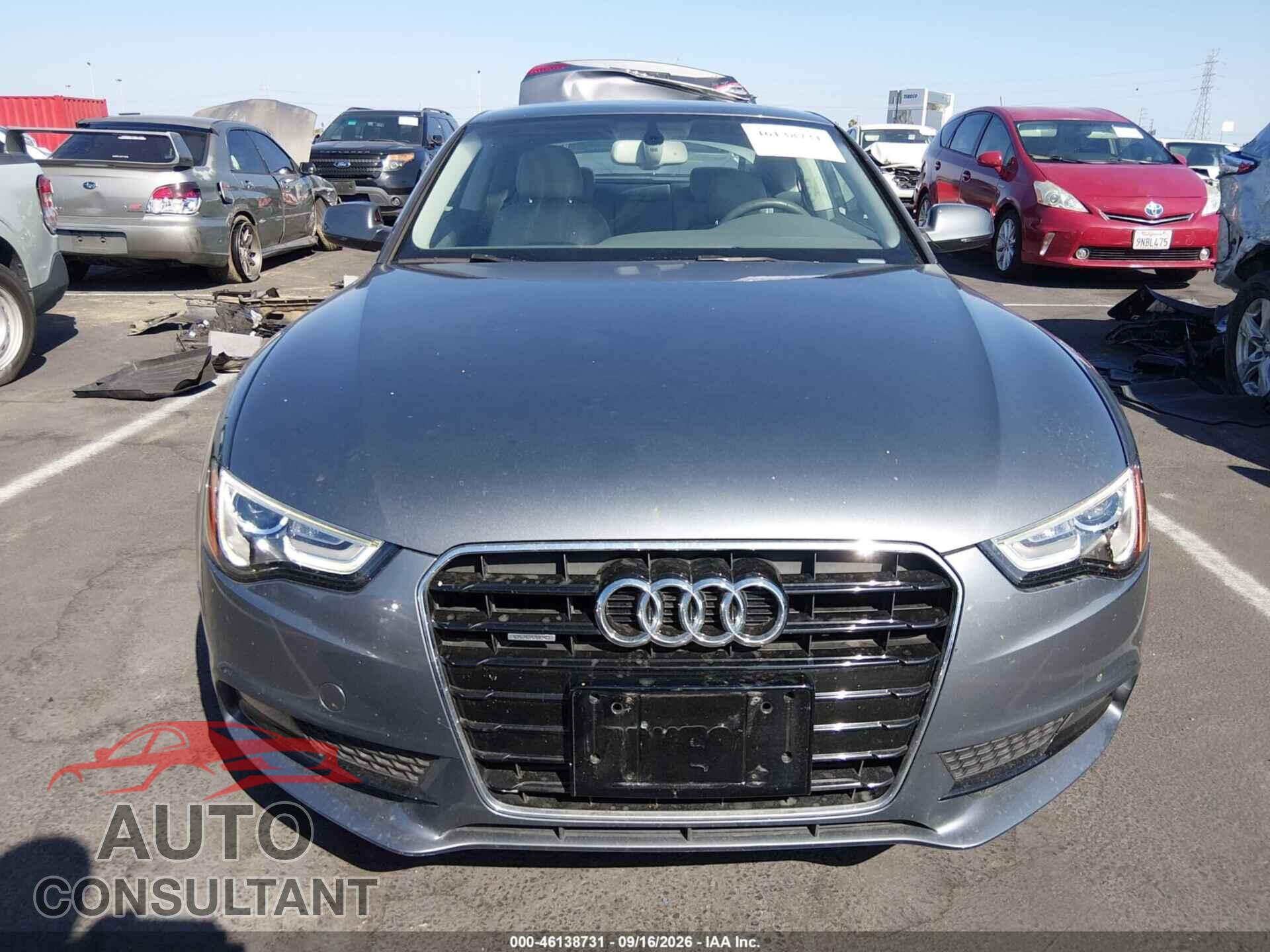 AUDI A5 2014 - WAULFAFR8EA022124