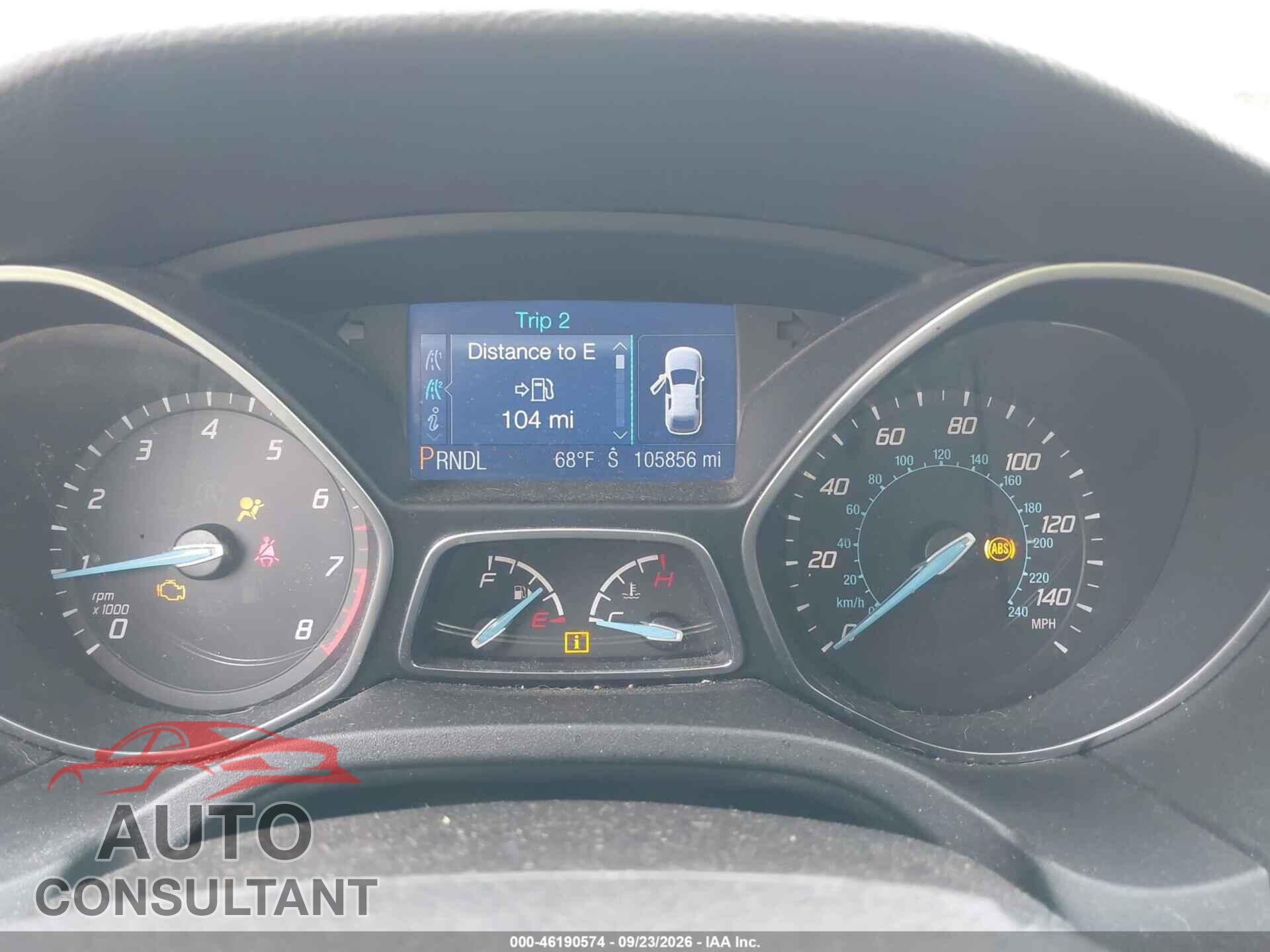 FORD FOCUS 2013 - 1FADP3F29DL283094