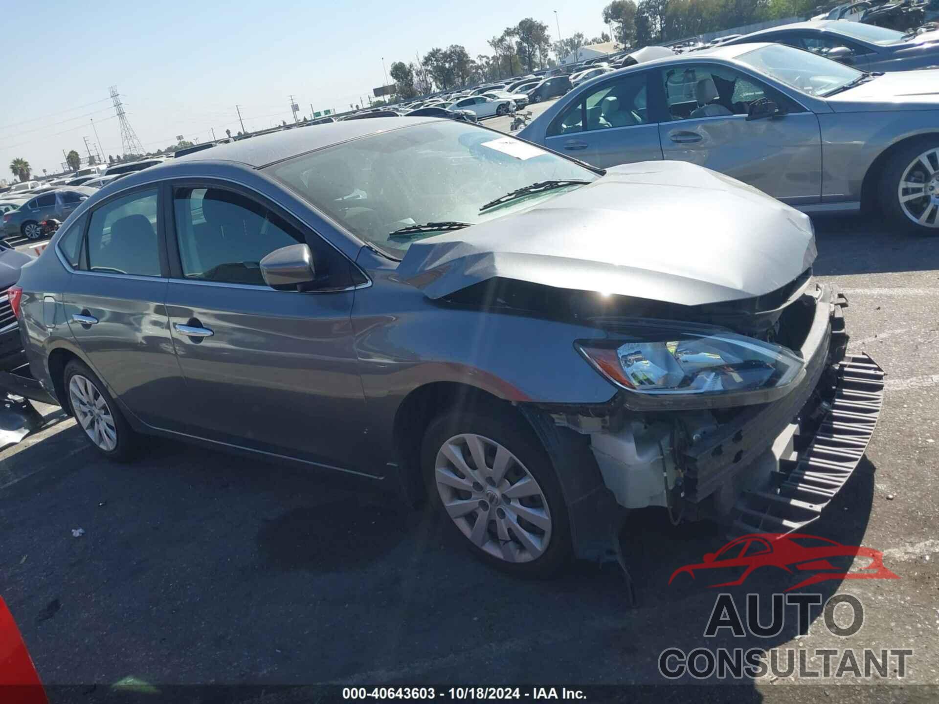 NISSAN SENTRA 2019 - 3N1AB7AP1KY443773